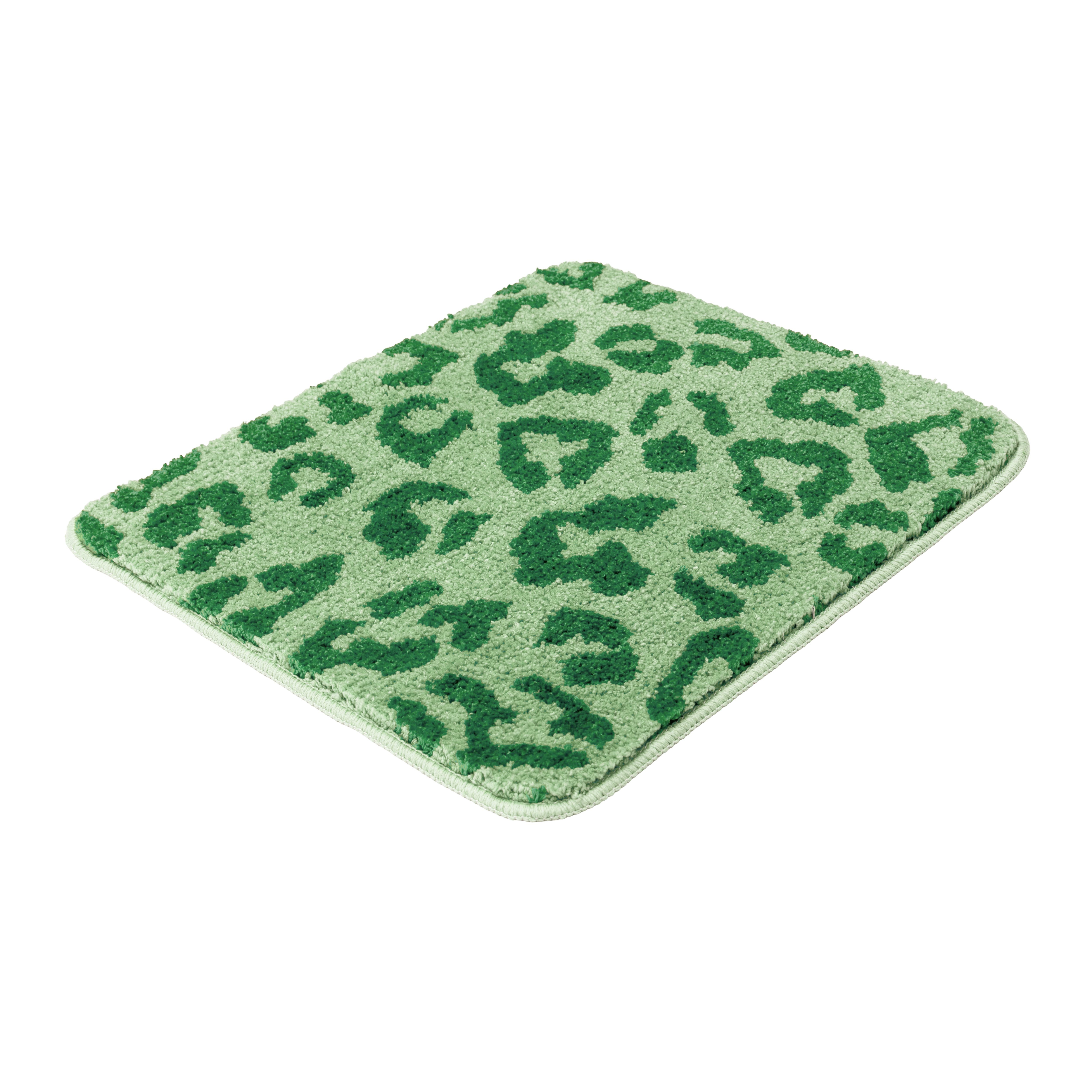 OTTO home Badematte Anna Leo, Badvorleger, Badezimmer Teppich, Duschvorleger, Höhe 15 mm, rutschhemmend beschichtet, schnell trocknend, fußbodenheizungsgeeignet – Bild 2 von 5