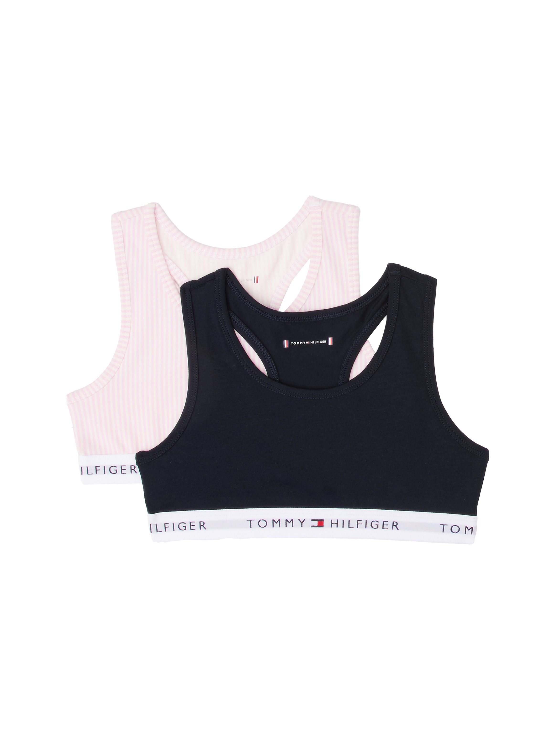 Tommy Hilfiger Underwear Bralette-BH 2PK BRALETTE PRINT (Packung, 2-tlg., 2er-Pack) mit Logoschriftzug