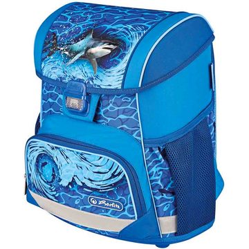 Herlitz Schulranzen Set Loop Plus 14-teilig Special Edition 2024 Jungen Blue Shark