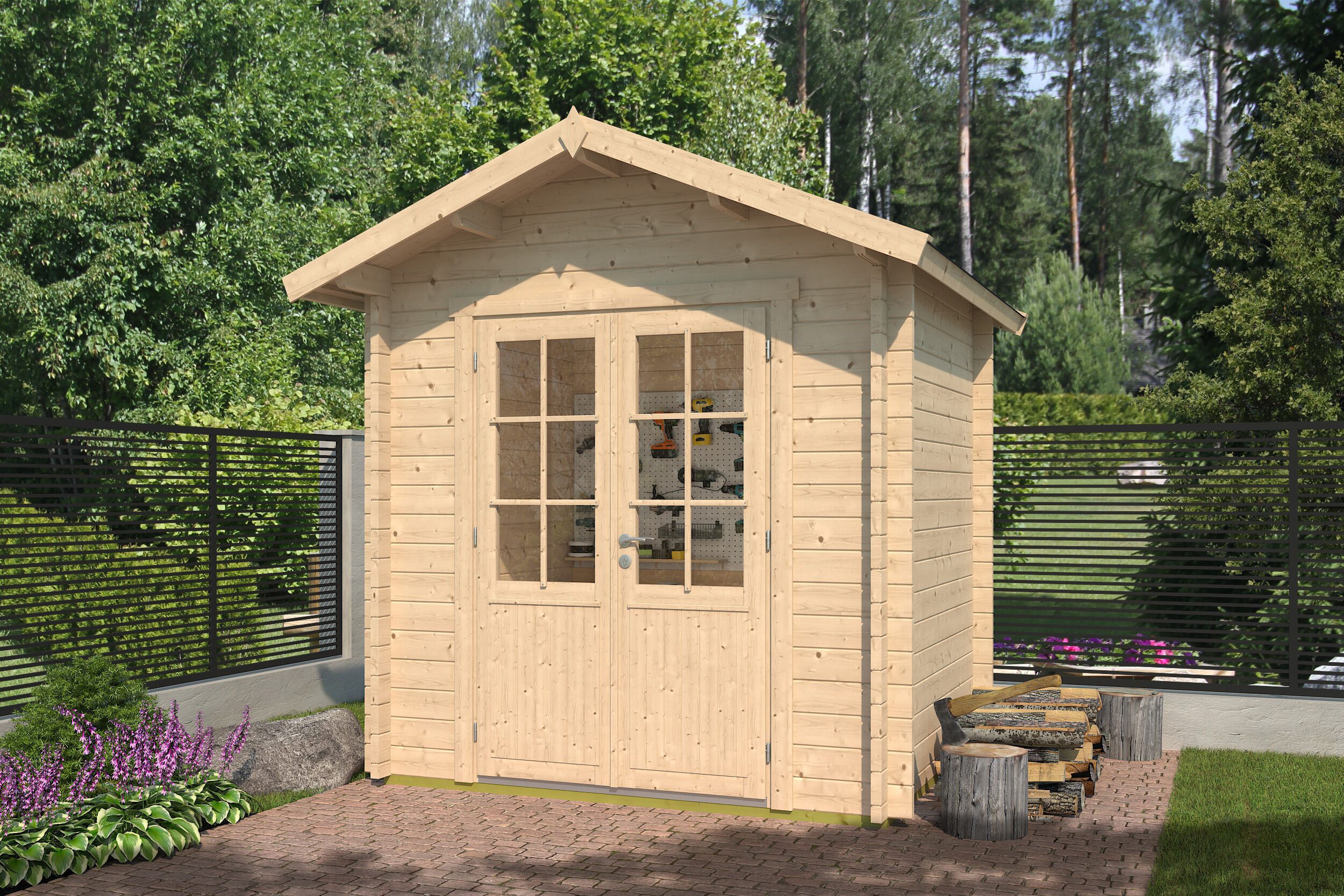 Fjordholz Gartenhaus Lexi 44 C Premium