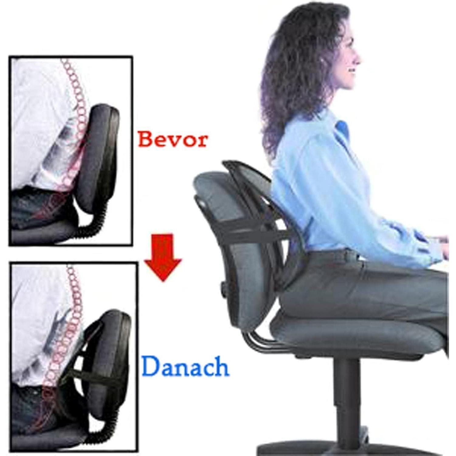 LuxusKollektion Schutzplane Lordosenstütze mit Massageperlen für Auto Büro günstig online kaufen