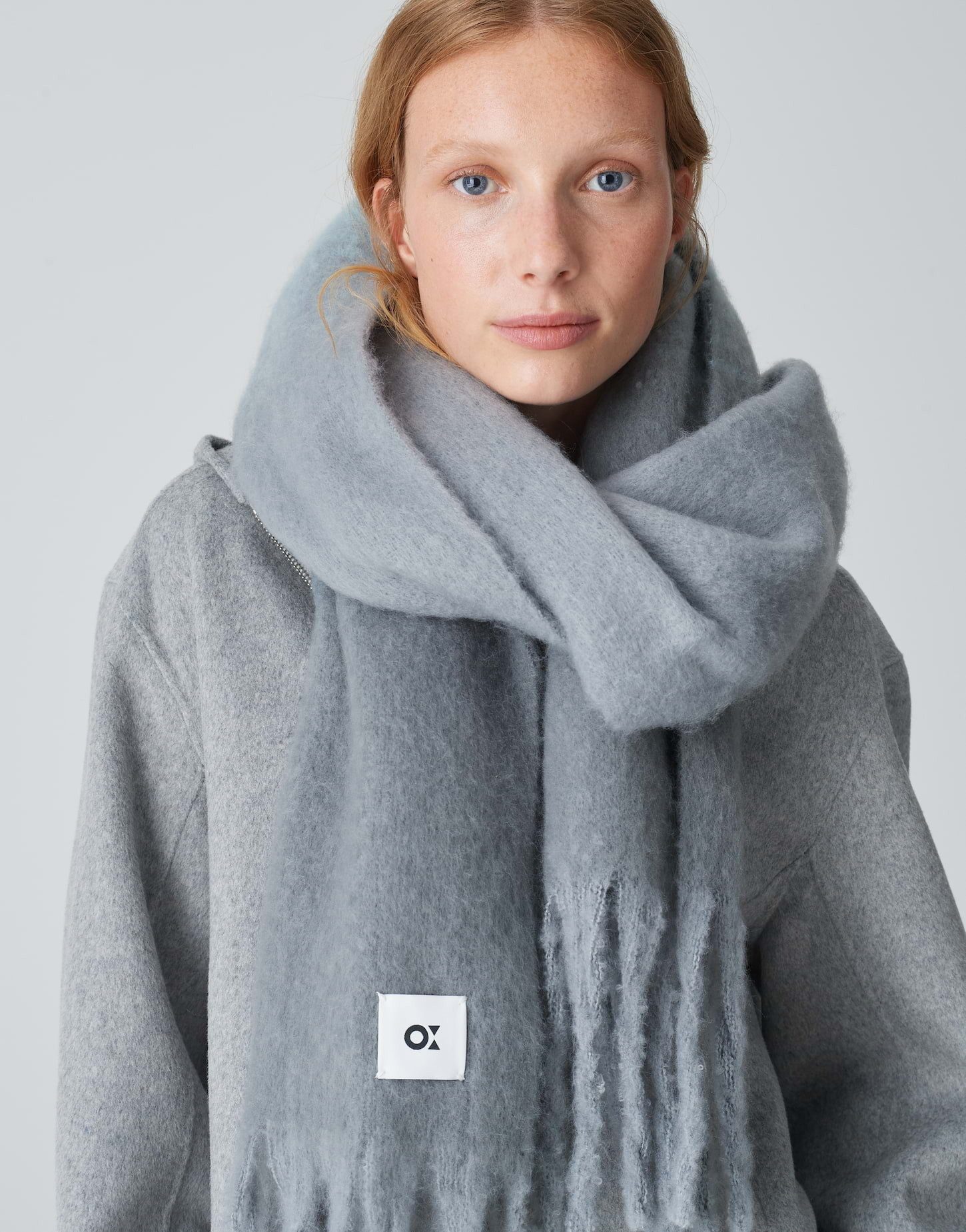 OPUS XXL-Schal XXL Schal AMOVI mit flauschiger Textur