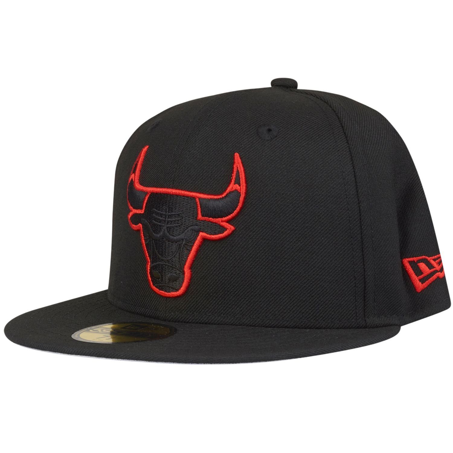 Fitted Cap 59Fifty OUTLINE Chicago Bulls