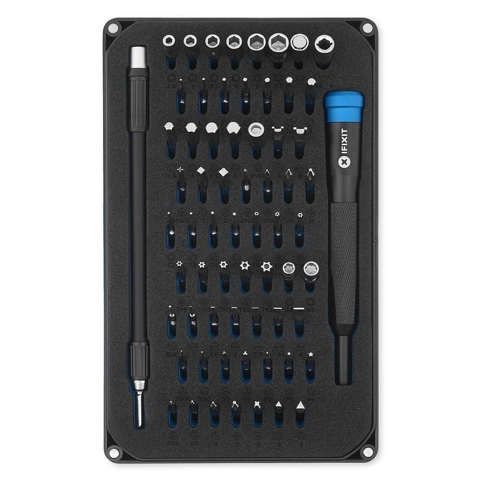 Bit-Set IFIXIT Mako 64 Bit Driver Kit, Präzisions Bit Set mit 64 Bits, 4mm
