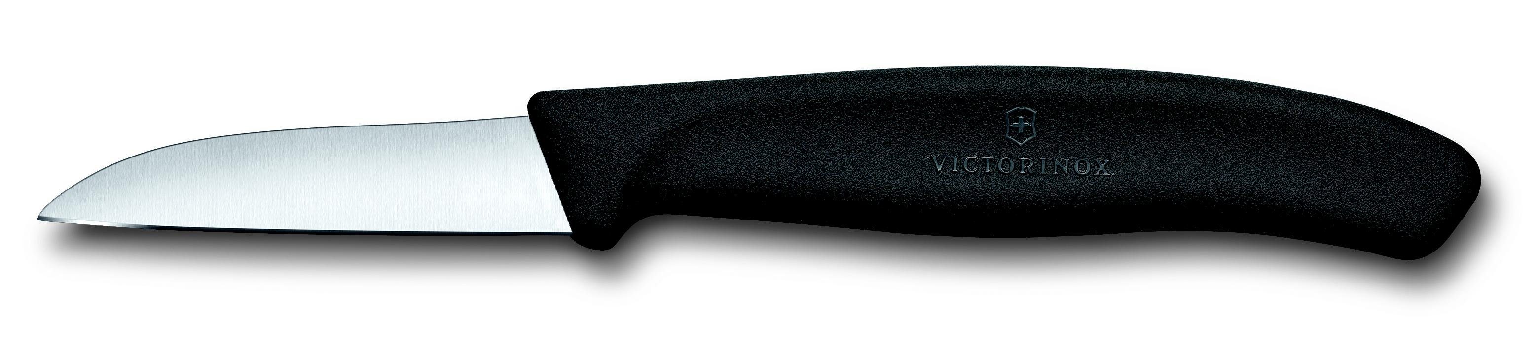 Swiss Taschenmesser 6cm, Schnitt, Classic Gemüsemesser, gerader Victorinox schwarz