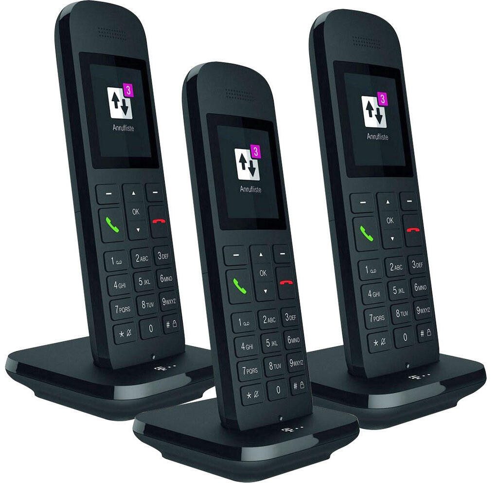 Telekom Telekom Speedphone 12 schwarz Schnurloses DECT-Telefon