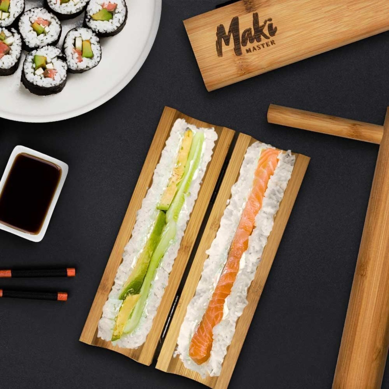 Mikamax Slush Maker Maki Master Sushi Maker aus Bambus