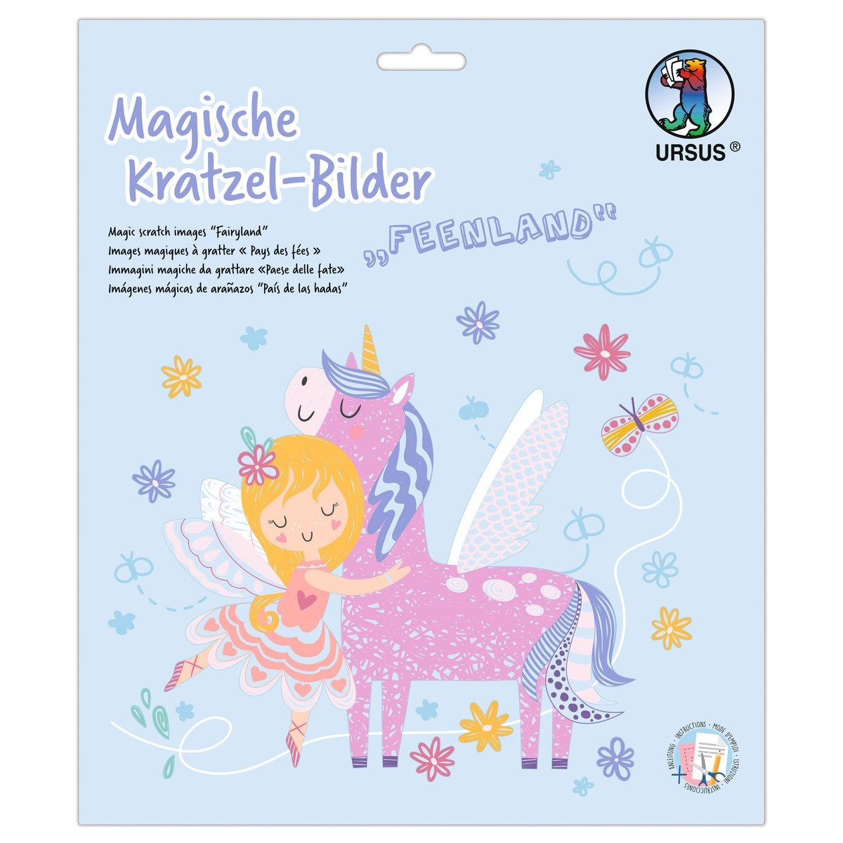 Ursus - Ludwig Bähr Bild URSUS Magische Kratzelbilder Feenland