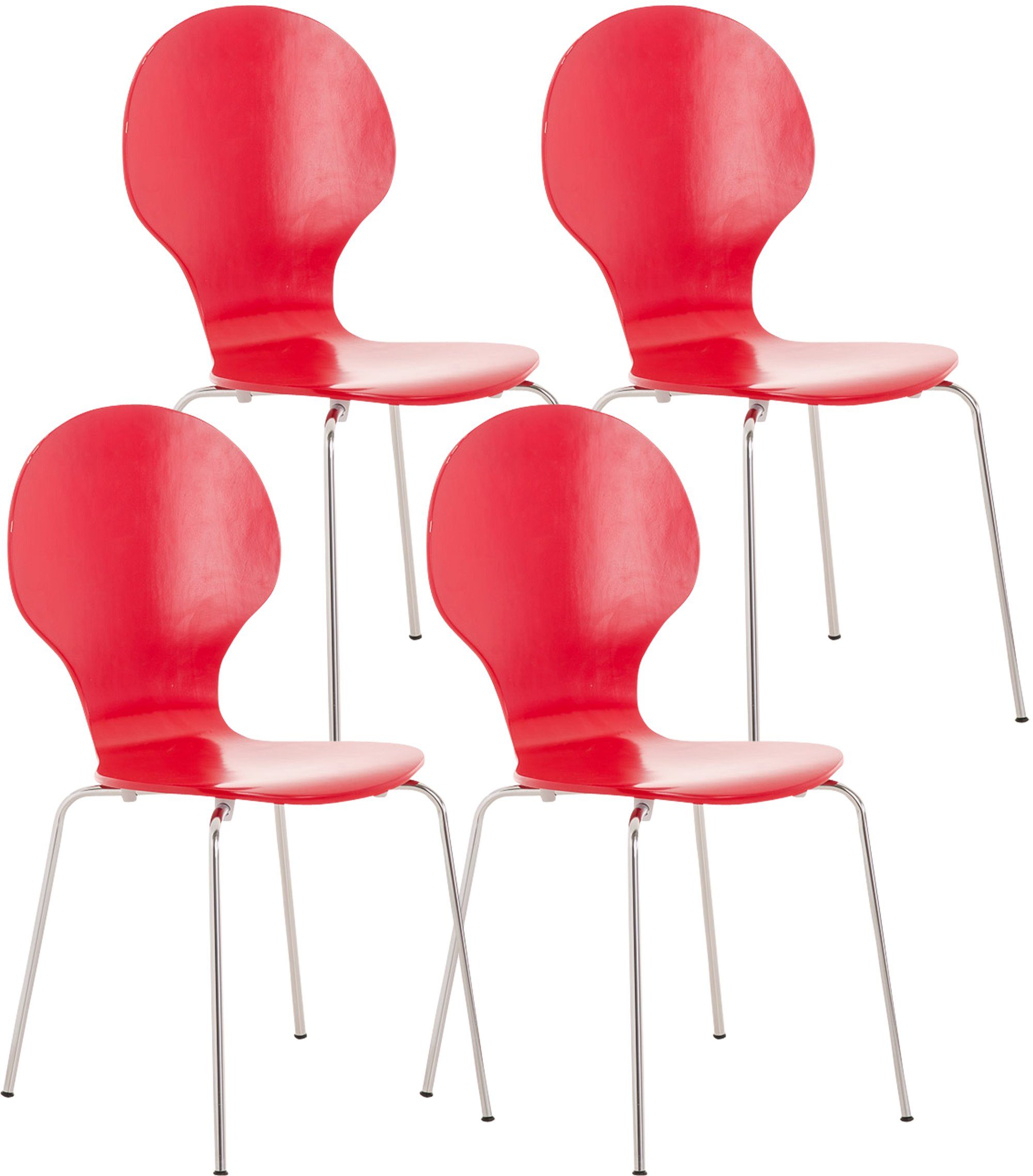 CLP Besucherstuhl Diego (4er Set), stapelbar günstig online kaufen