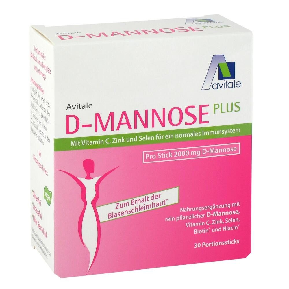 Avitale GmbH D-MANNOSE PLUS 2000 mg Sticks m.Vit.u.Mineralstof. Sticks, 74.1 g