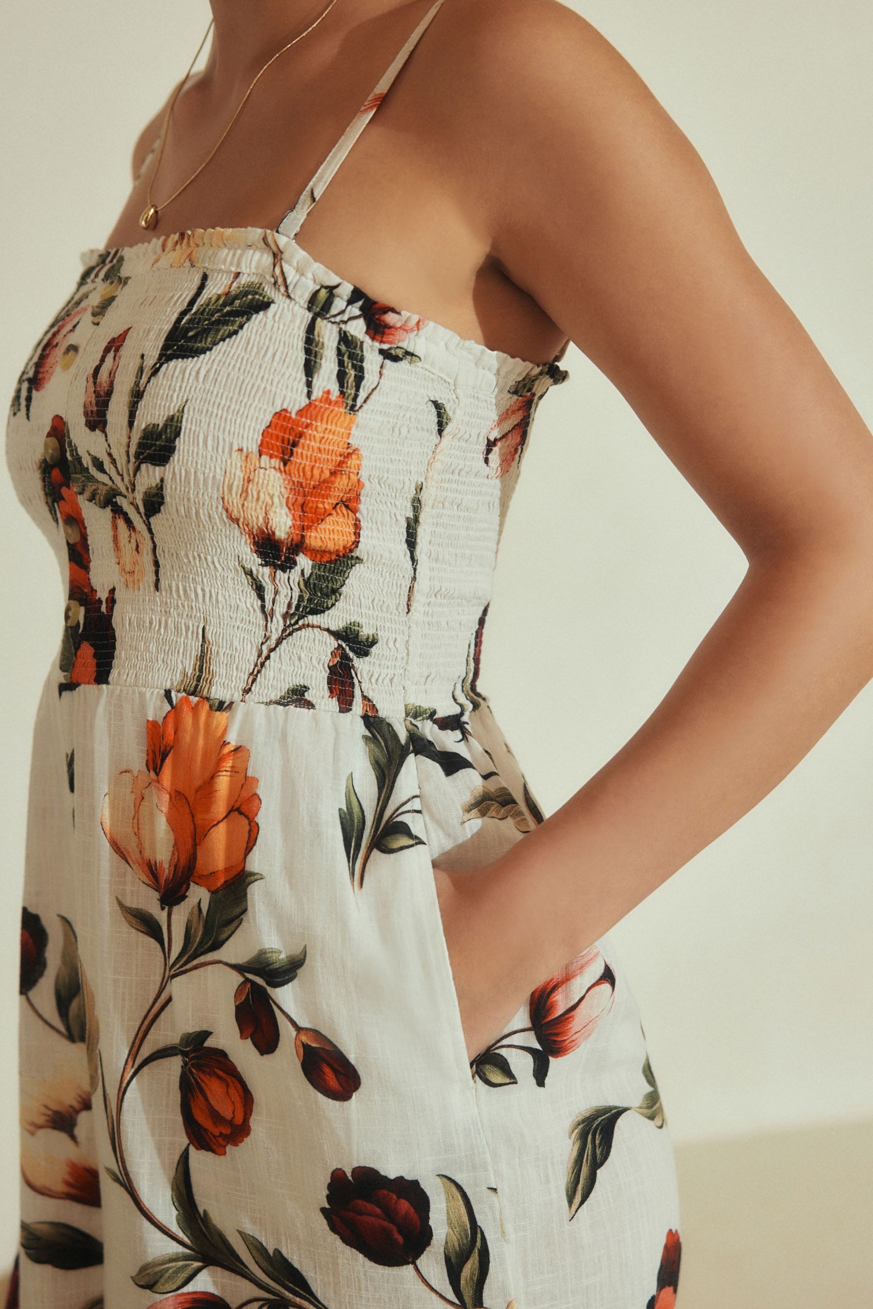 Next Jumpsuit Bandeau-Jumpsuit mit weitem Bein (1-tlg) – Bild 5 von 5