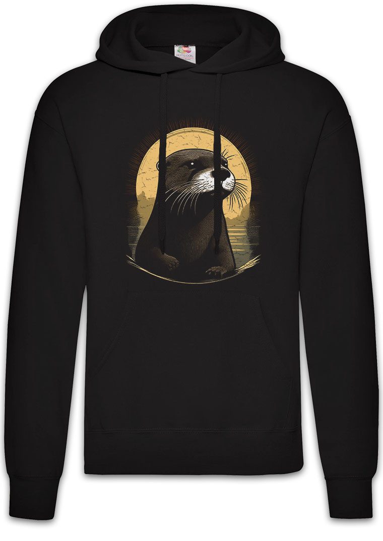 Hoodie Otter B Herren Hoodie Sweet Wildlife lontra Nutria Fischotter Seeotter