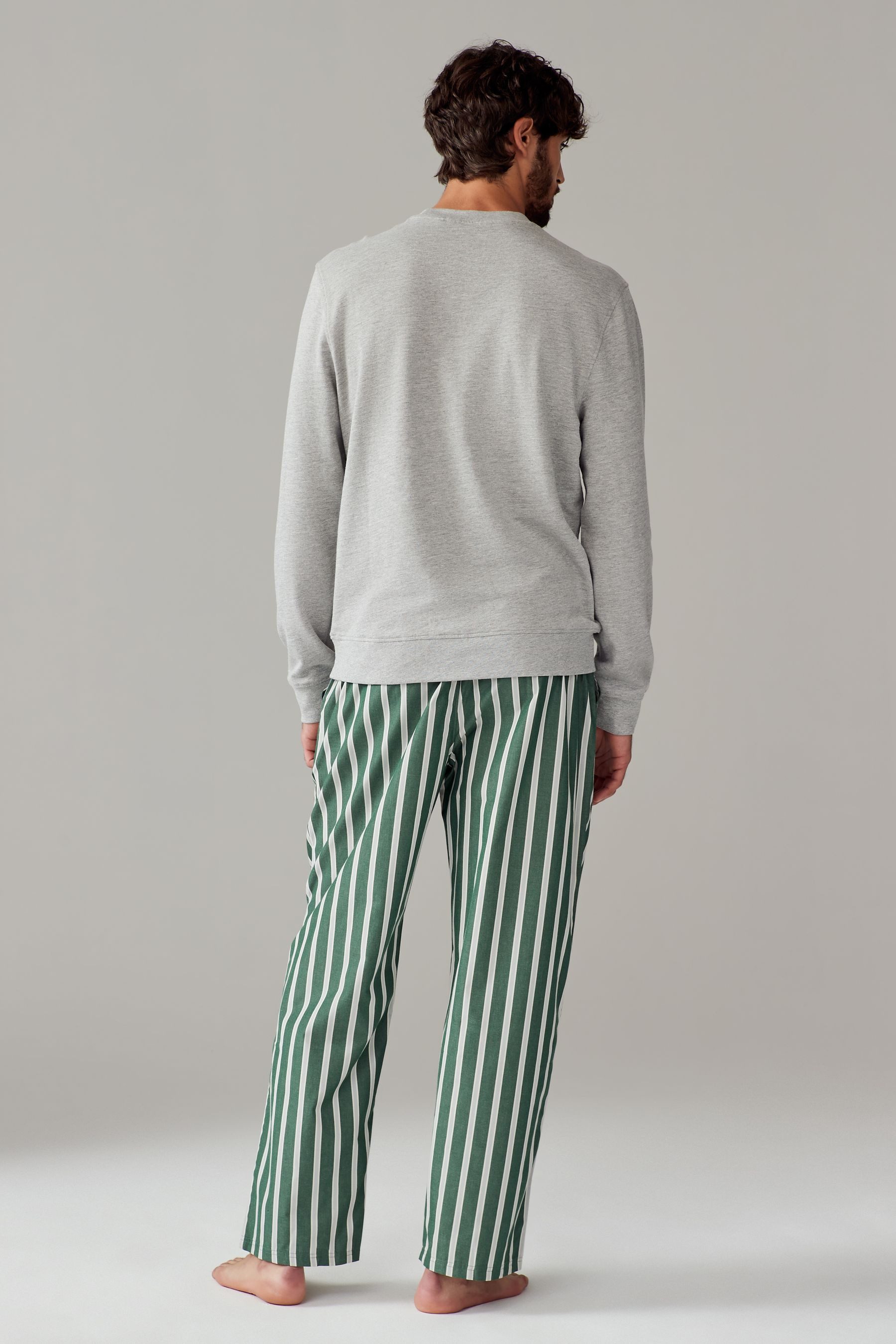 Next Pyjama Schlafanzug aus Webmaterial mit günstig online kaufen