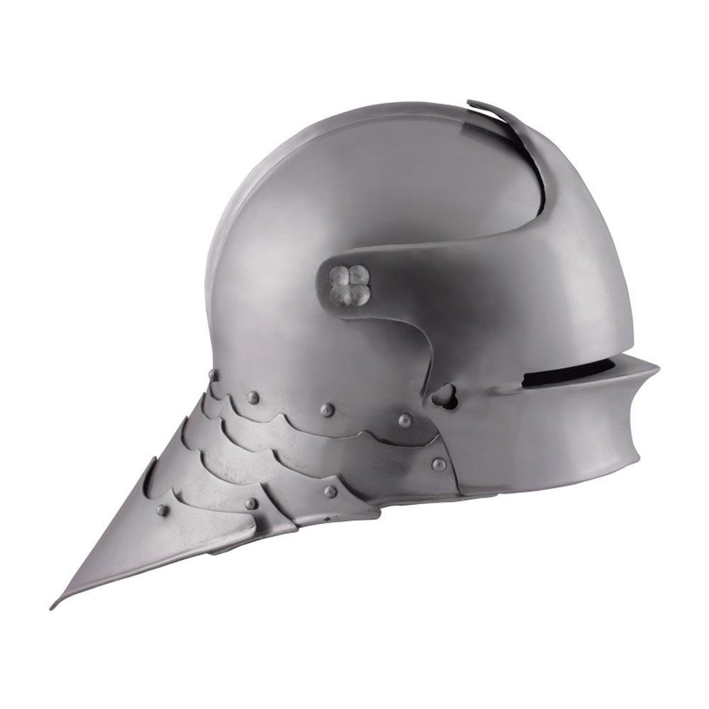 Ritter-Kostüm Deutscher Schaller, um 1490, 1,6 mm Stahl - schaukampftauglich