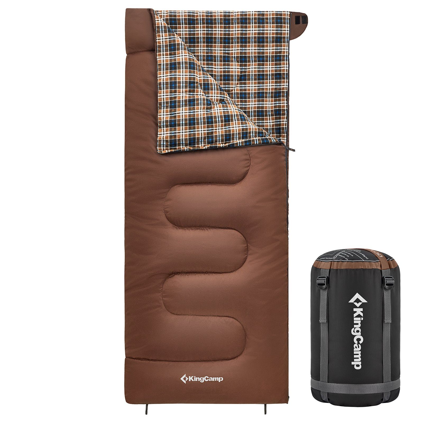 KingCamp Deckenschlafsack Deckenschlafsack Snowflake 400 Winter, günstig online kaufen