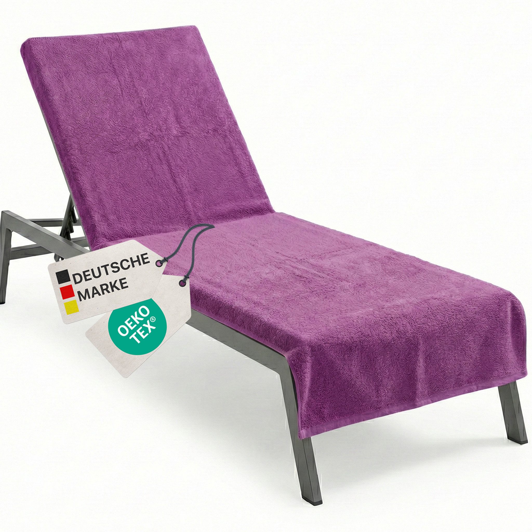 NYVI Strandtuch Frottee Schonbezug für Gartenliege NYVISpa 75x200 cm, Frott günstig online kaufen