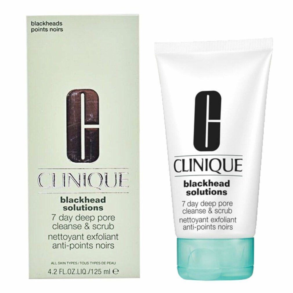 CLINIQUE Gesichtsmaske Clinique Blackhead Solutions 7 Day Deep Pore Cleanse  & Scrub 125ml