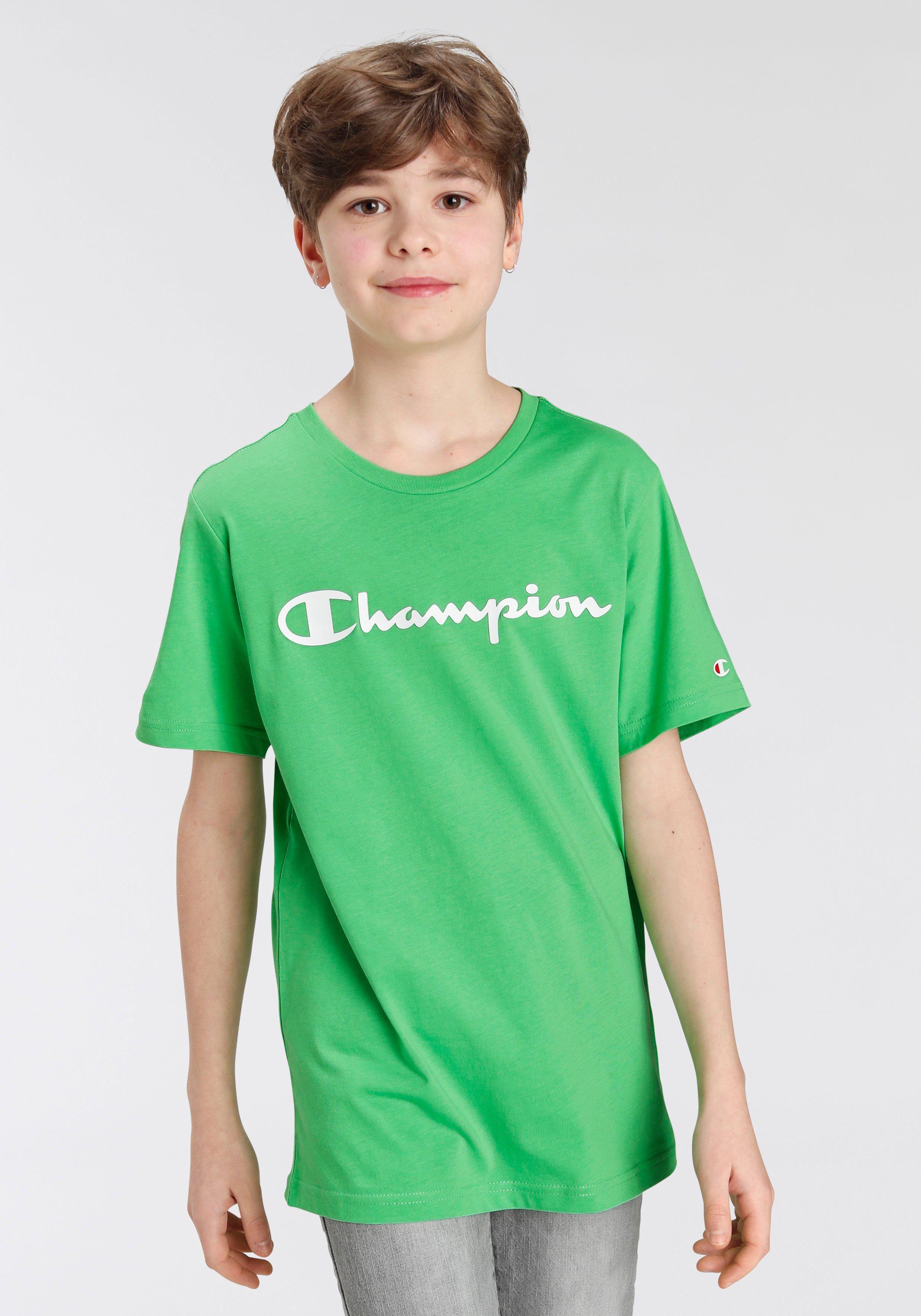 Champion T-Shirt Crewneck grün T-Shirt