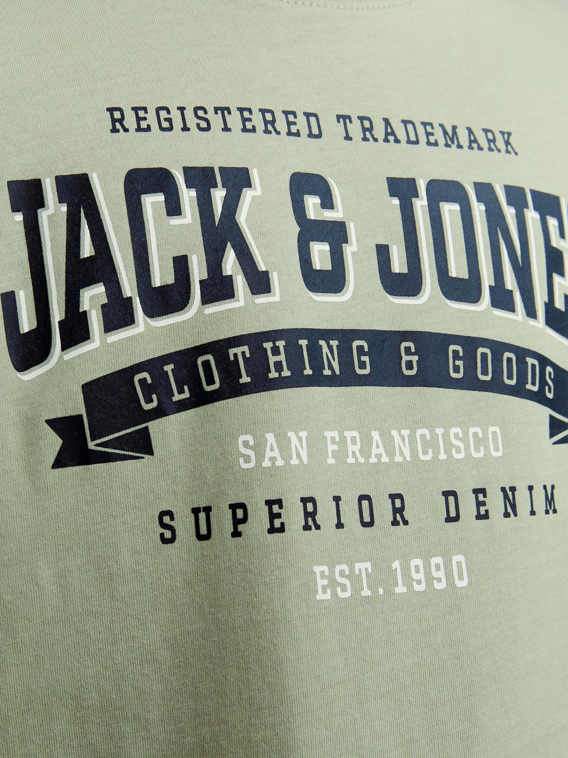 Jack & Jones COL Junior (Packung, JNR SS JJELOGO Kurzarmshirt 23/24 2PK 2-tlg) MP TEE 2