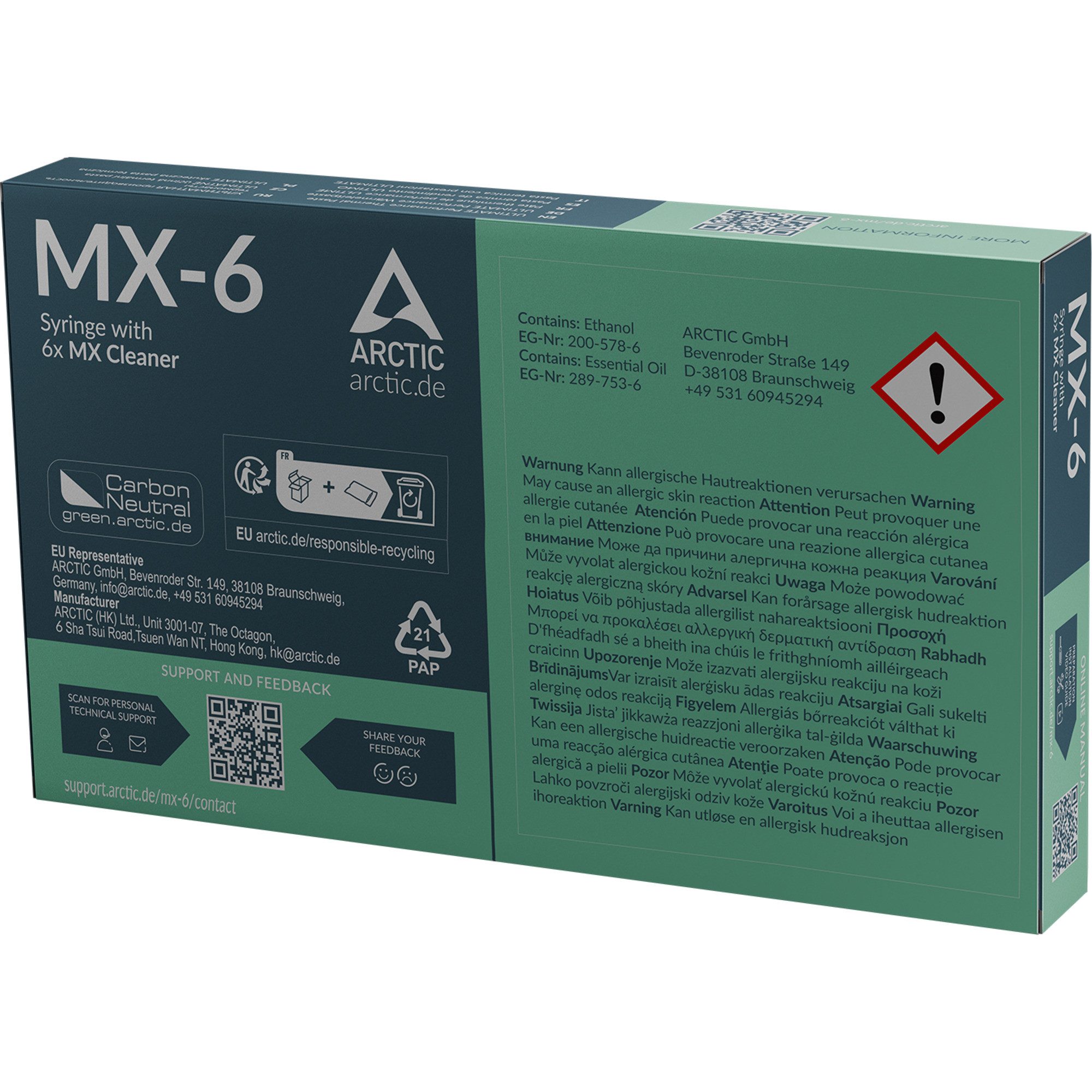 Arctic Wärmeleitpaste ARCTIC MX-6 Wärmeleitpaste 4g, Wärmeleitpasten