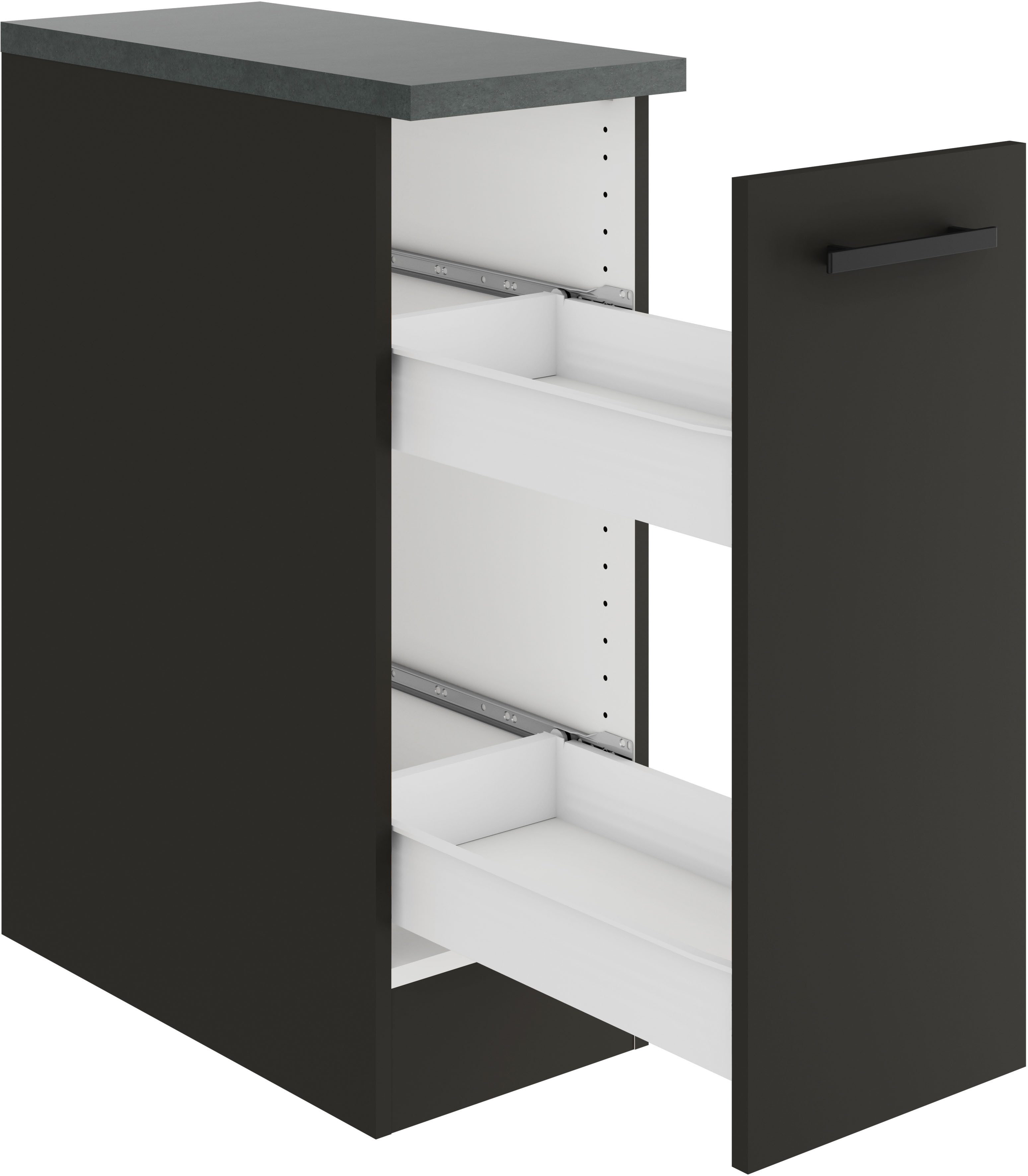 OPTIFIT Apothekerschrank Palma Breite 30 cm, Höhe 84,8 cm, Anbau-und Unterbau möglich