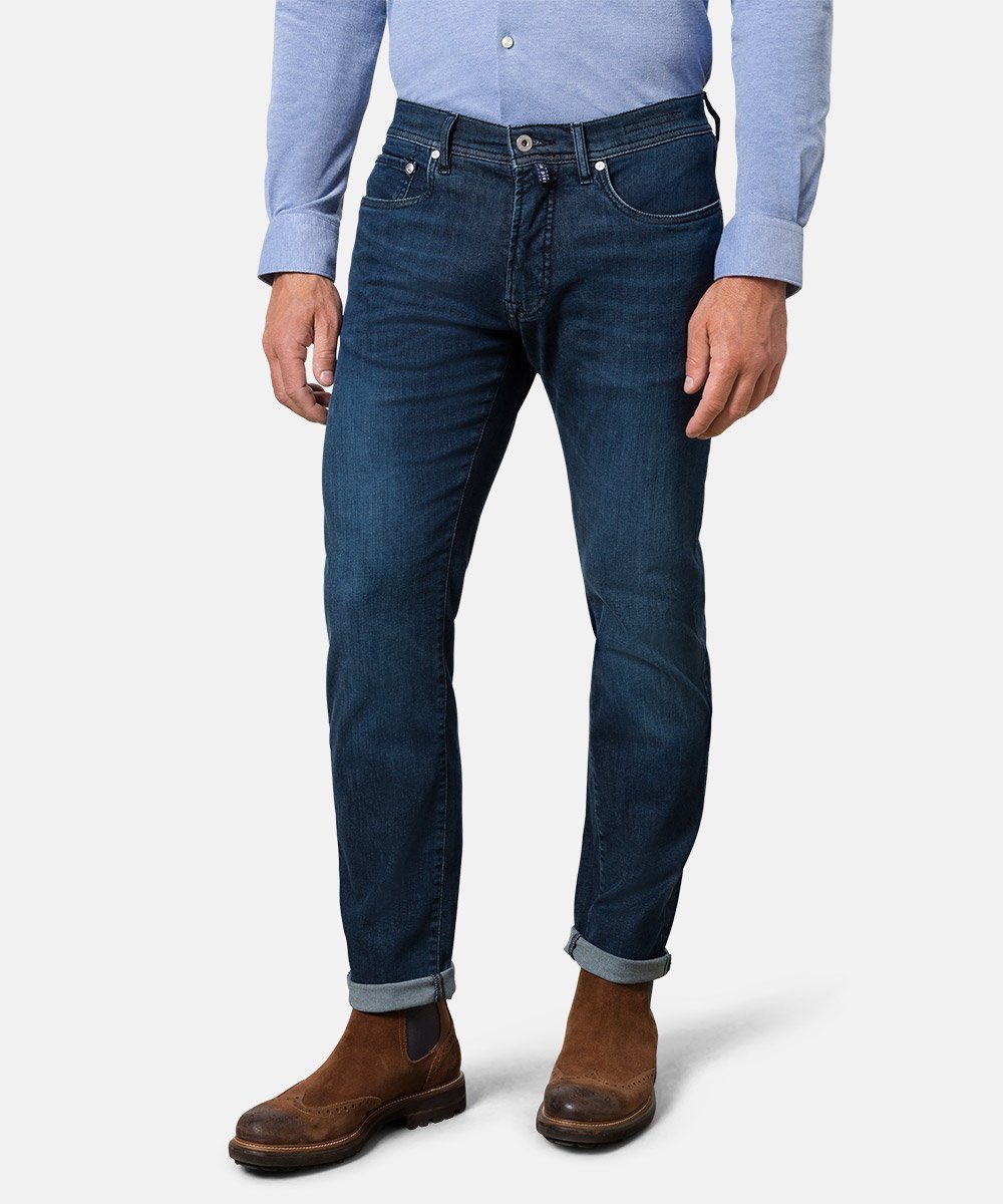 Pierre Cardin 5-Pocket-Jeans PIERRE CARDIN LYON washed out dusty blue 30915 günstig online kaufen