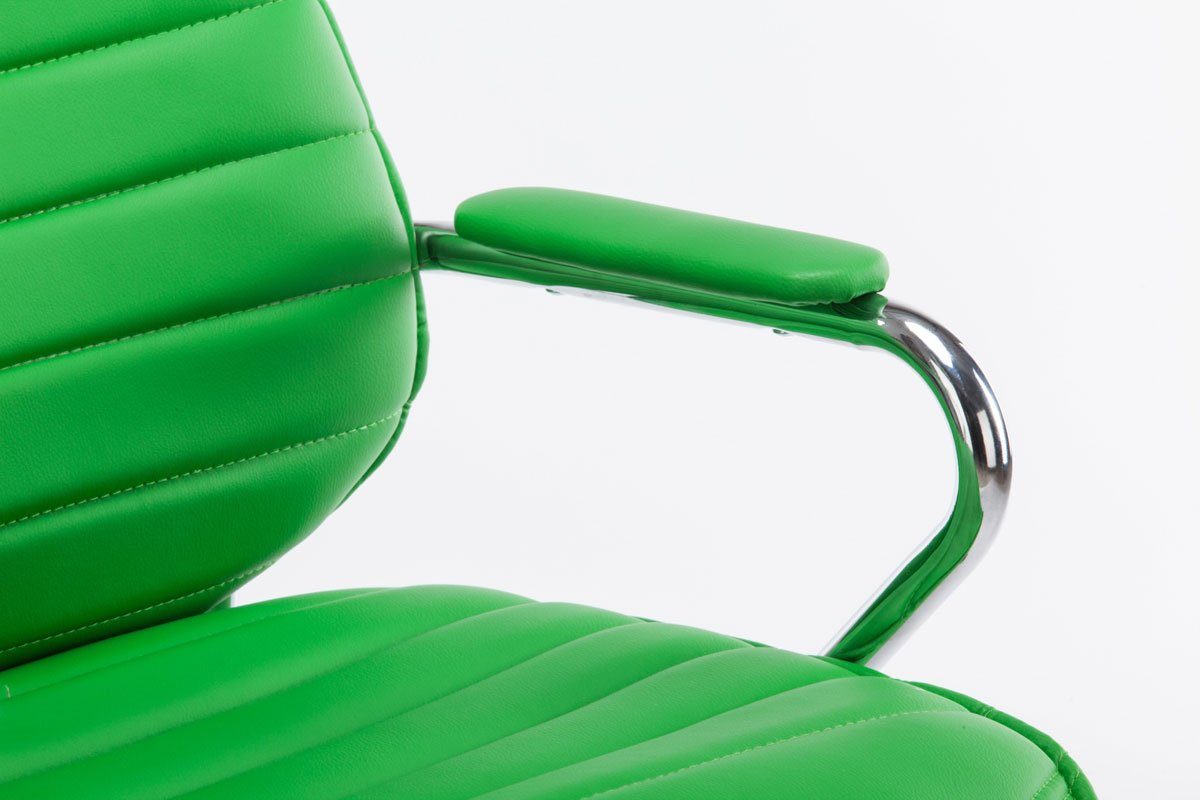 CLP Schreibtischstuhl Rako, mit und Leichtlaufrollen grün Wippmechanismus