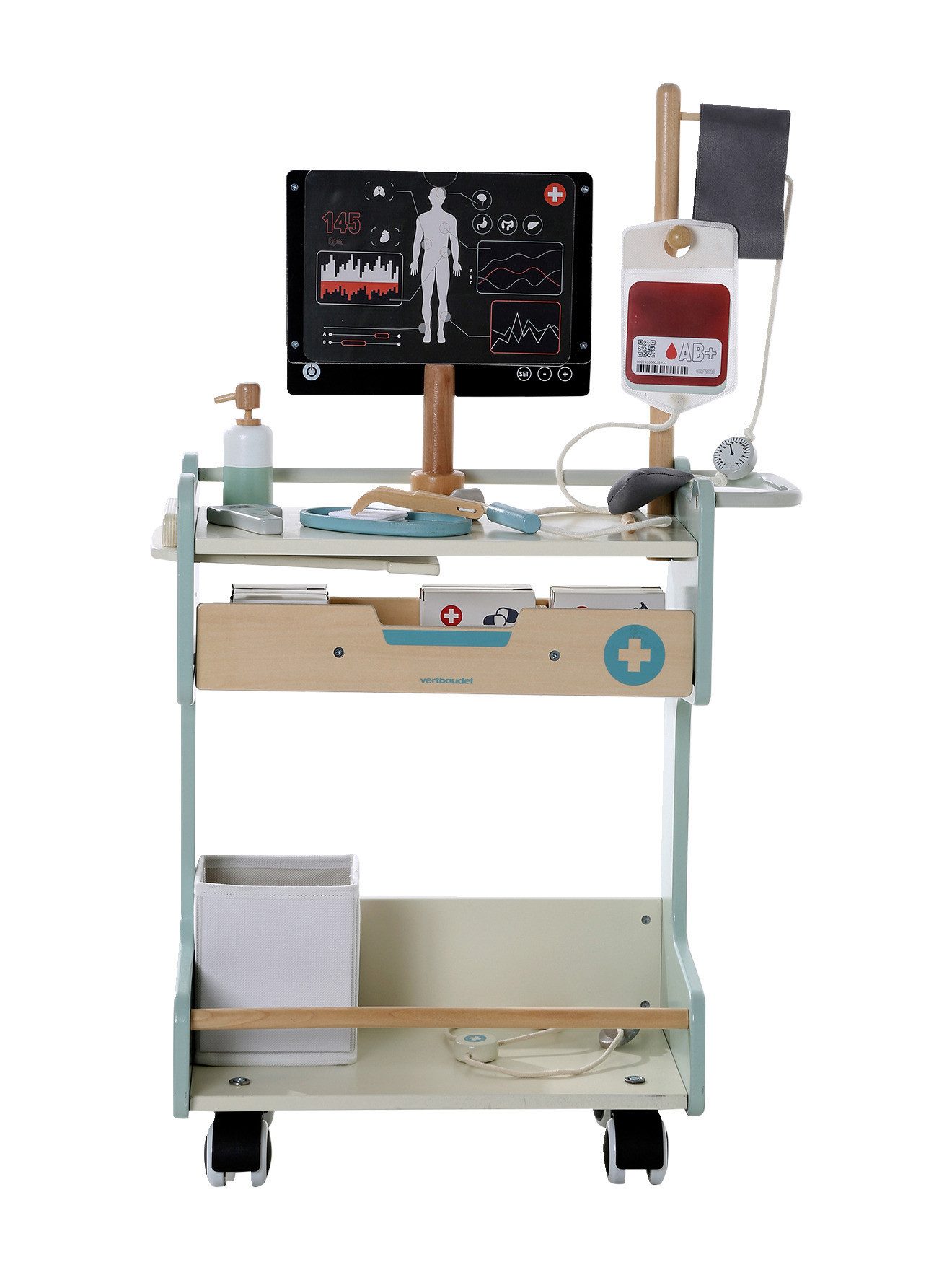 vertbaudet Spielwerkbank, mit Zubehör, Holz FSC®