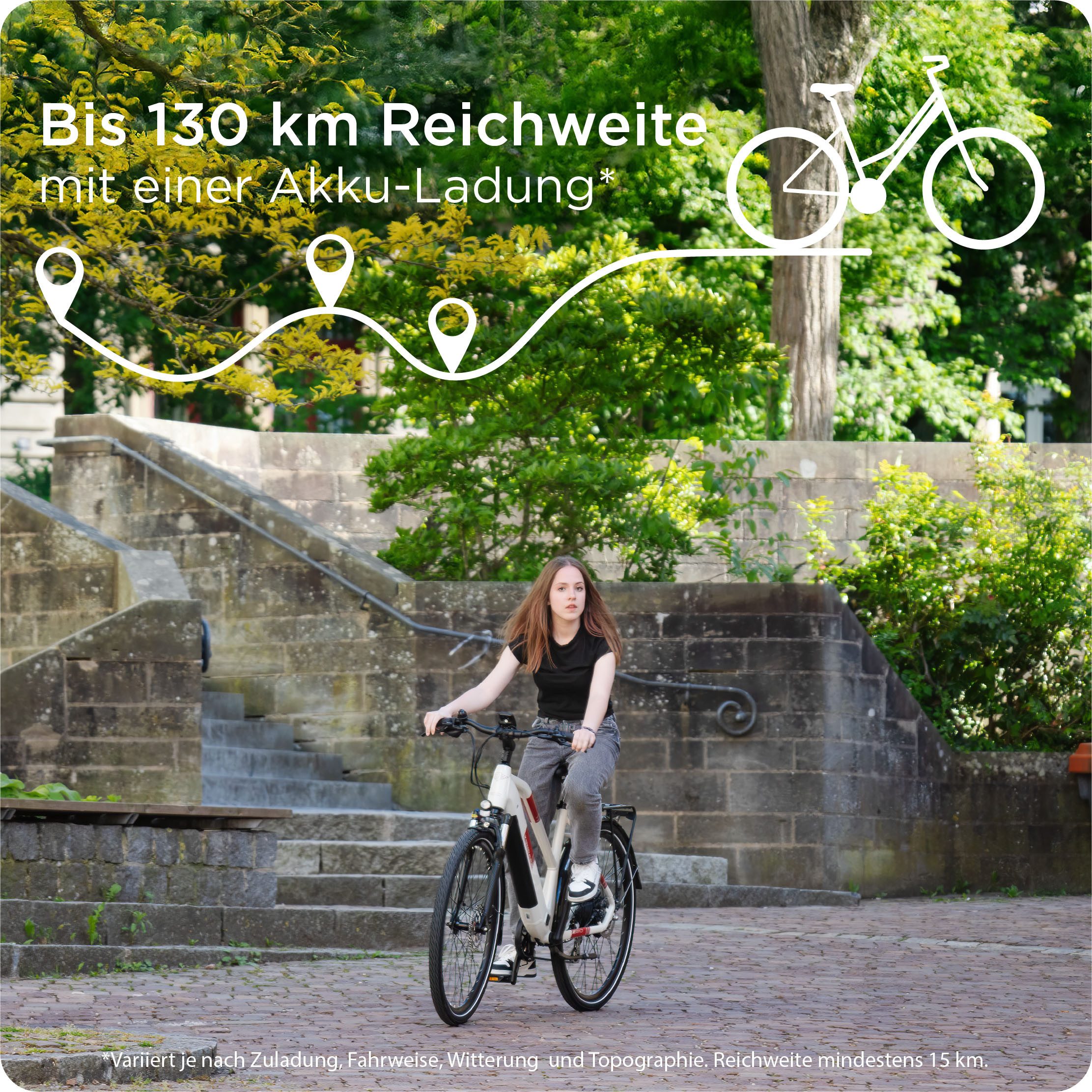 Zündapp E-Bike Trekkingrad Z810, 8 Gang Shimano Altus RD-M310 Schaltwerk, Kettenschaltung, Heckmotor, 550 Wh, Pedelec, Elektrofahrrad für Damen und Herren