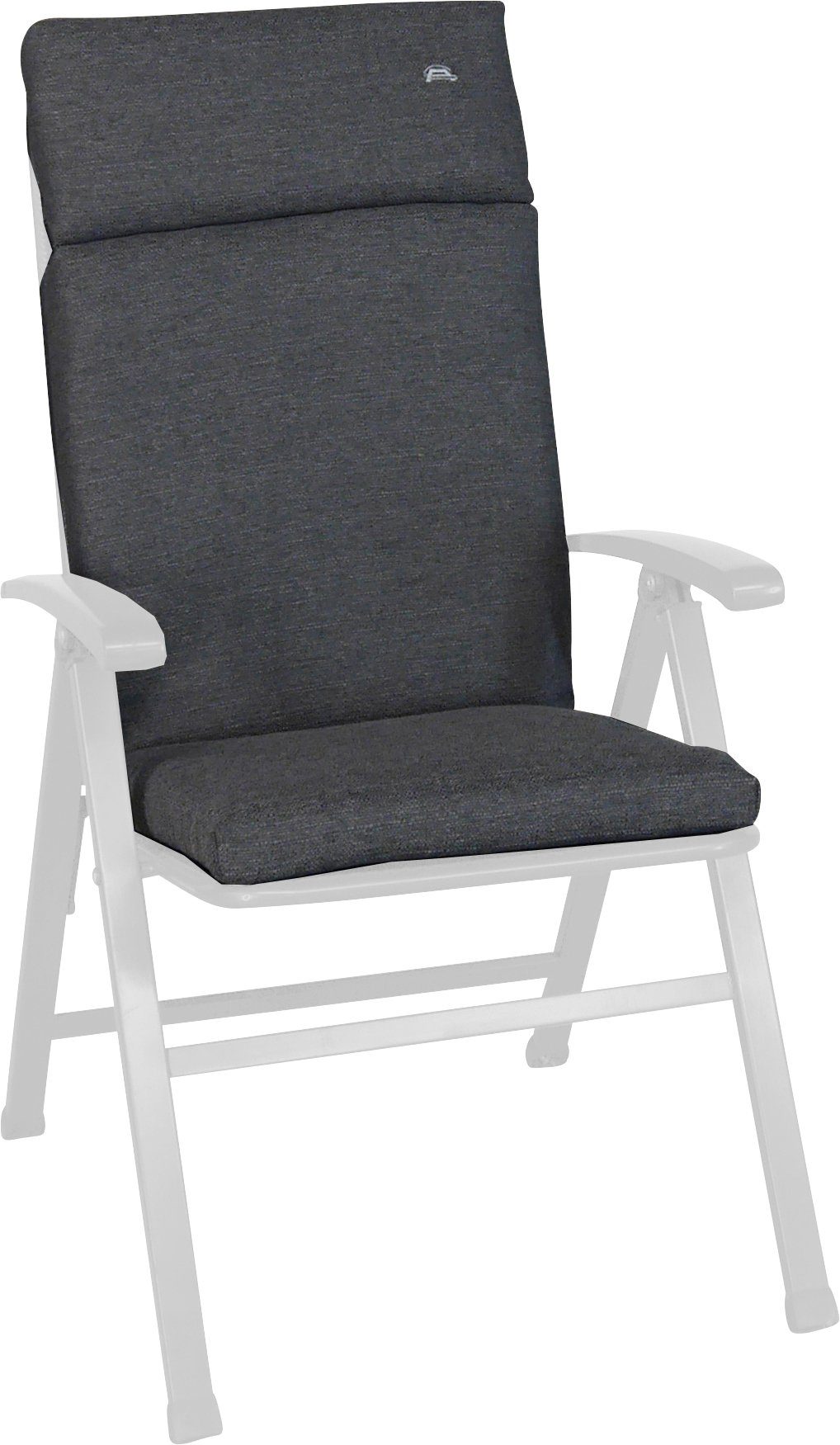 Angerer Freizeitmöbel Sesselauflage grau cm Smart, (B/T): 47x112 ca