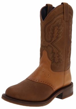 Sendra Boots 14338 PALM Braun Cowboystiefel Rahmengenähte Westernreitstiefel