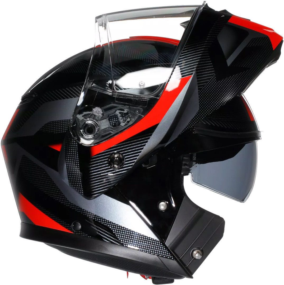 AGV Motorradhelm Streetmodular Ledro Klapphelm, Vorbereitet Für Kommunikationssystem,integriertes Sonnenvisier