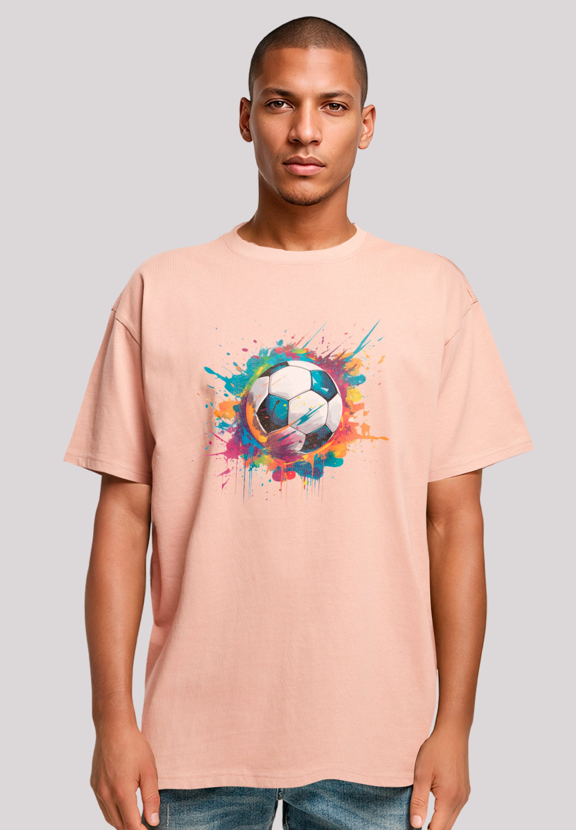 F4NT4STIC T-Shirt Bunte Fußball Grafik Premium günstig online kaufen