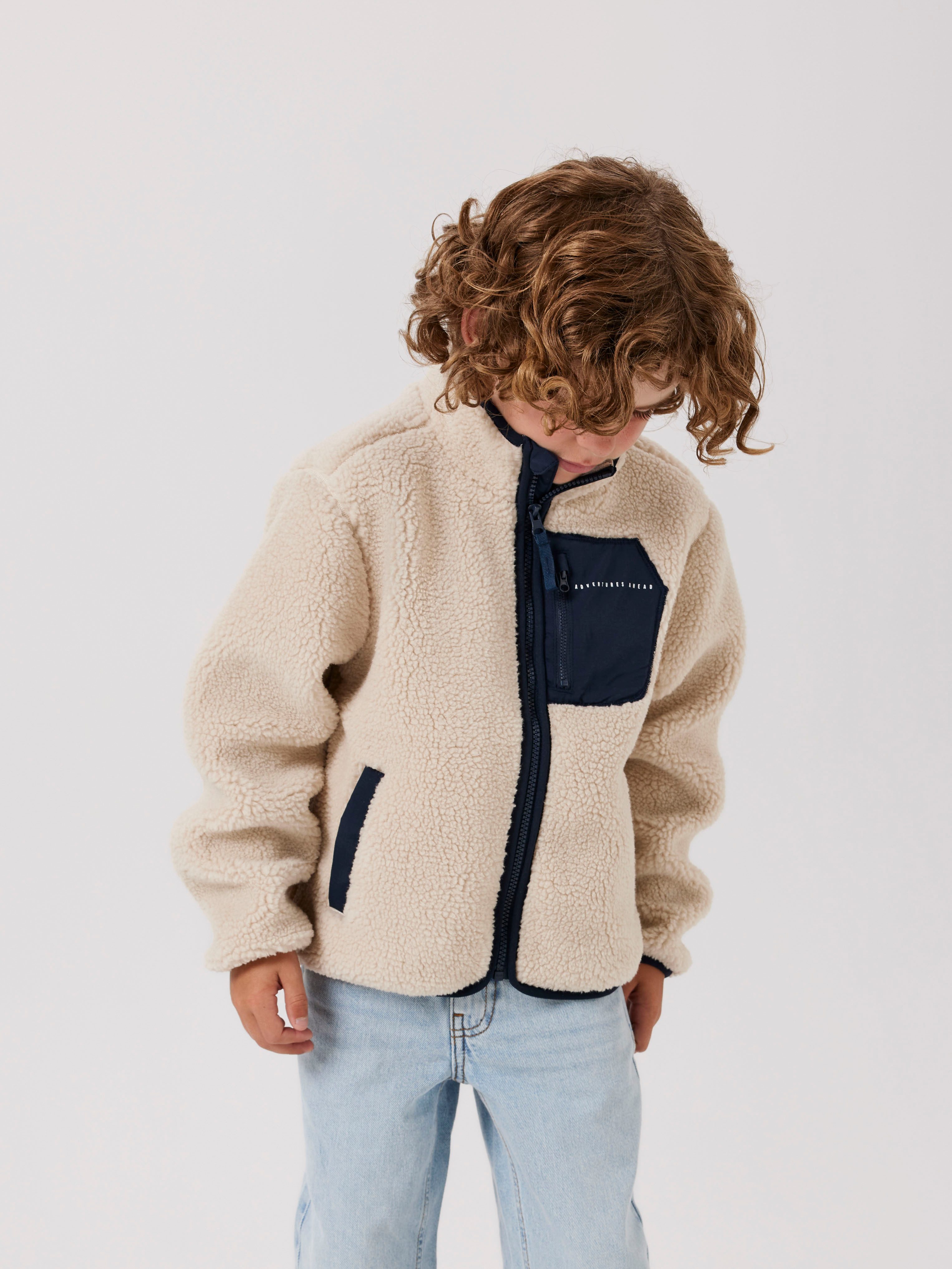 Name It Strickfleecejacke NKNMATTIA SHERPA JACKET günstig online kaufen