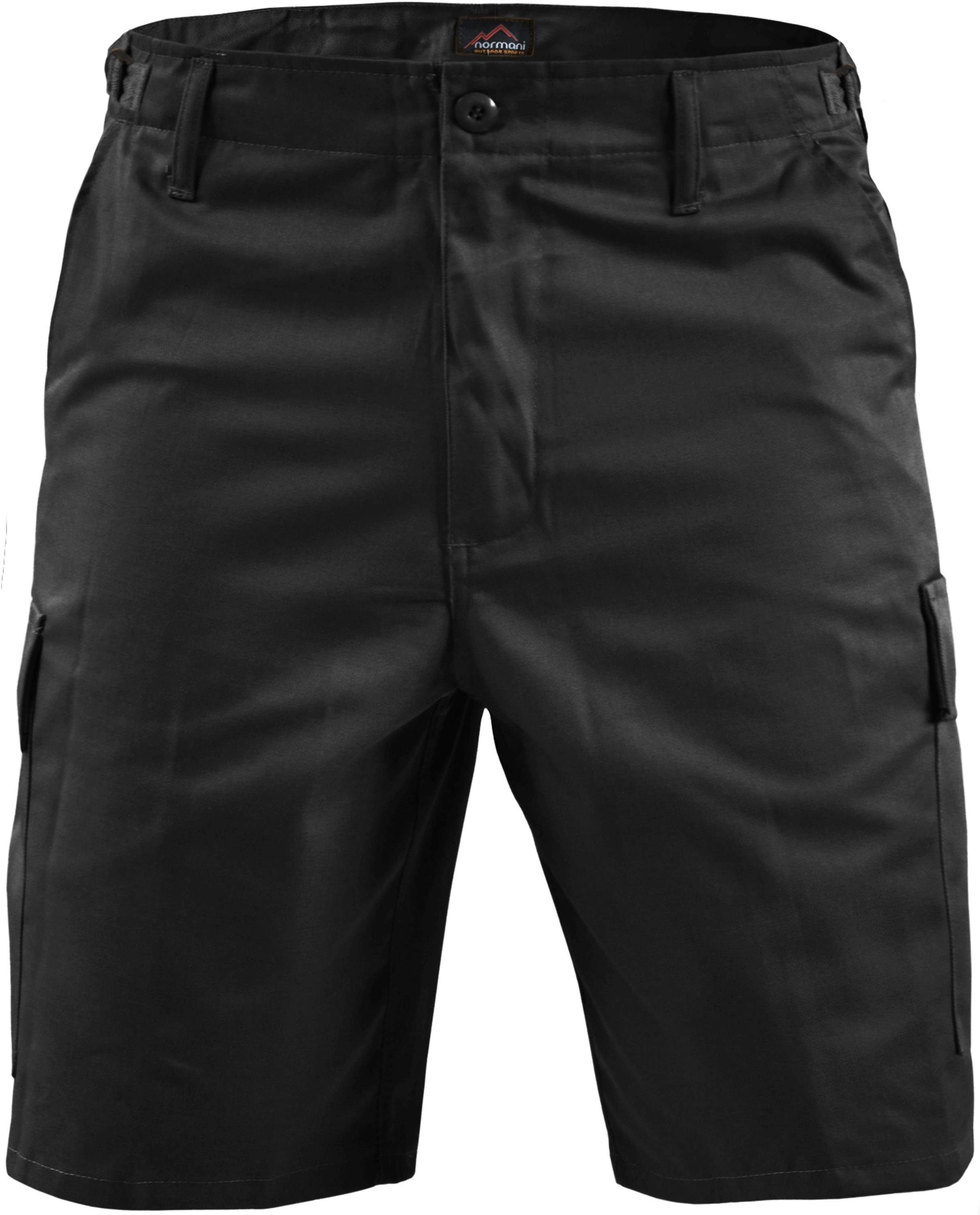 Bermuda Schwarz mit Cargotaschen BDU Shorts Herren kurze Herren Bermudas für Sommerhose Dasht normani