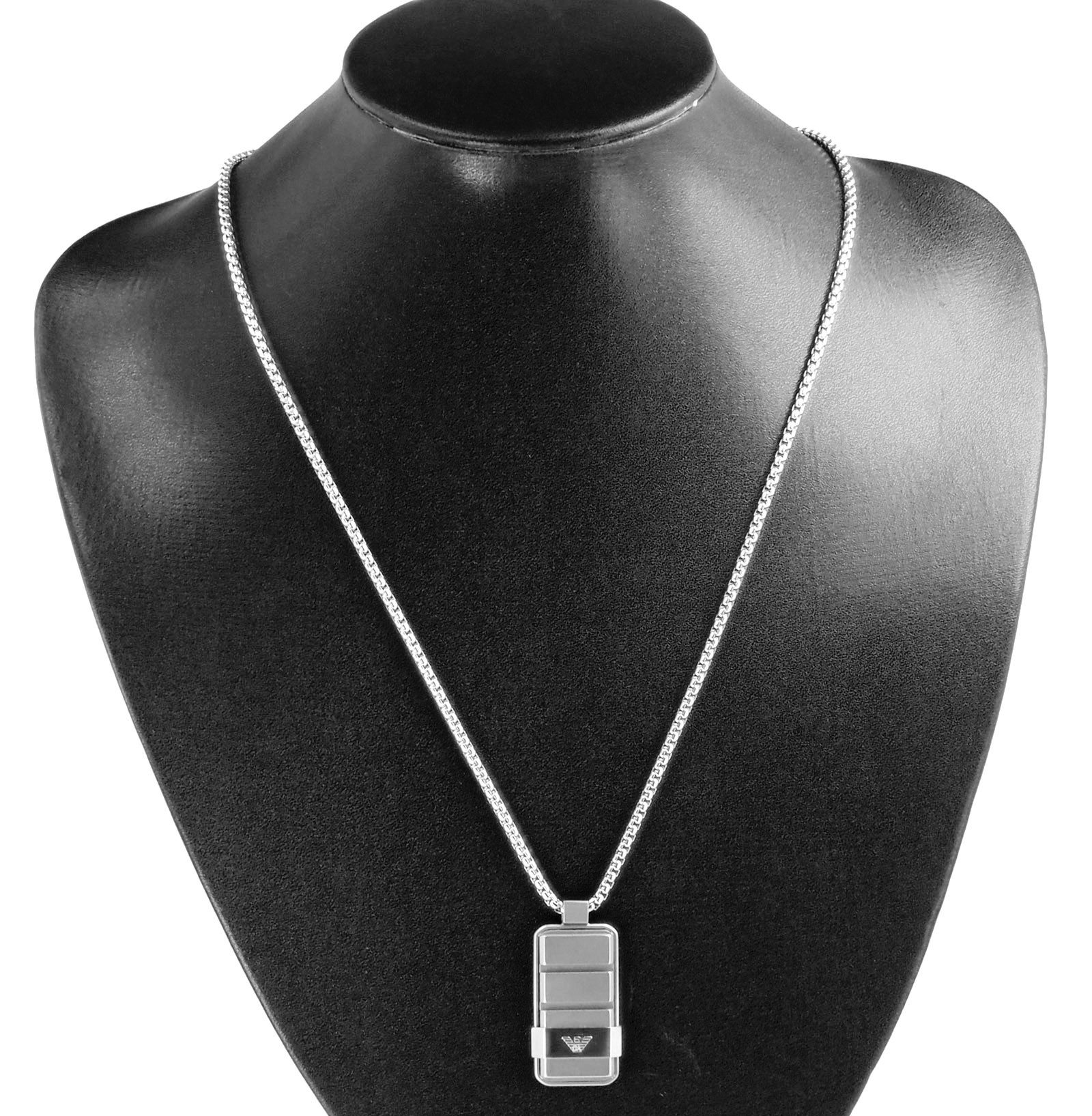 Emporio Armani Gliederkette EGS3078040 Herrenkette Dog Tag günstig online kaufen