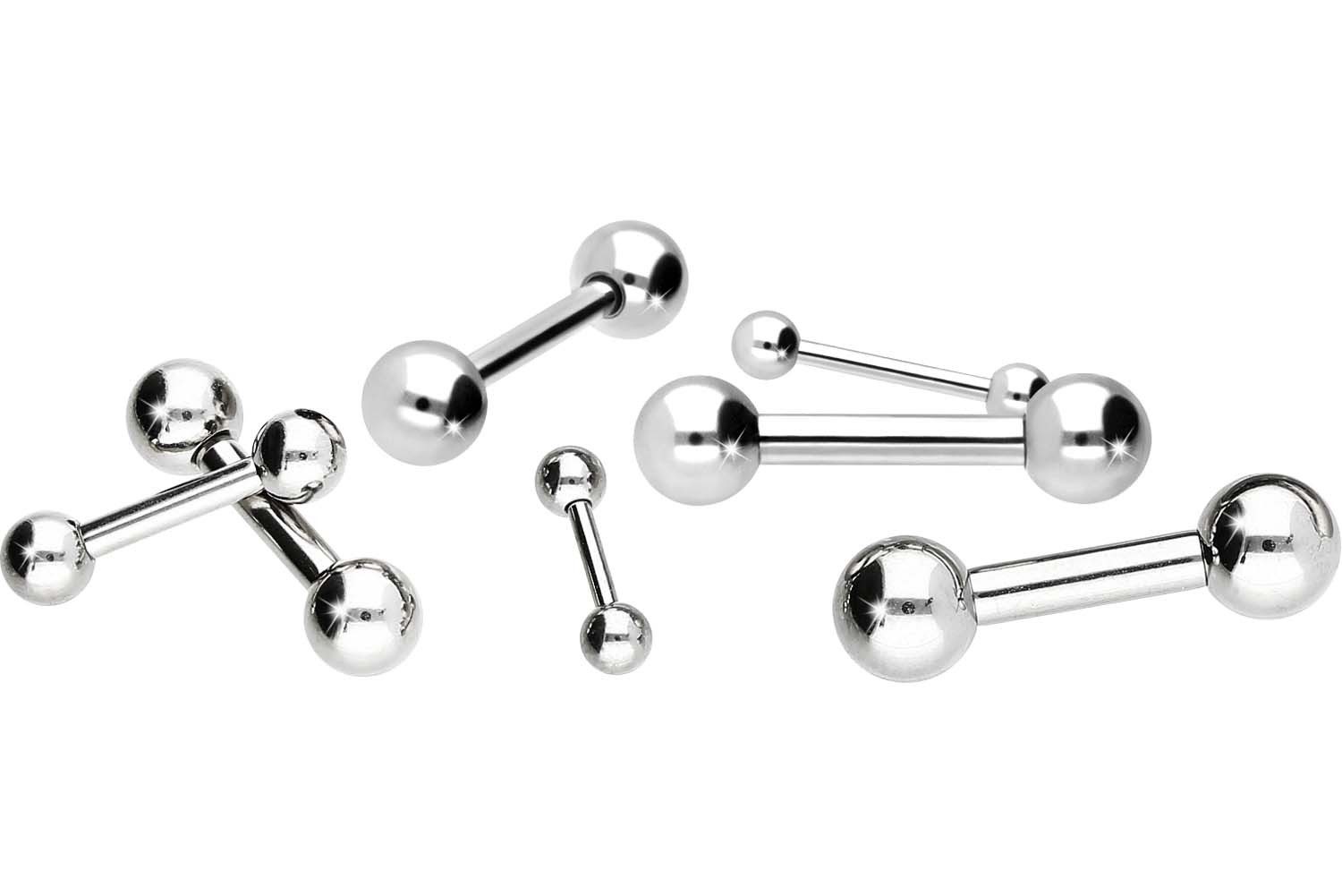PIERCINGLINE Brustwarzenpiercing Titan Barbell (Barbells, 1-tlg)