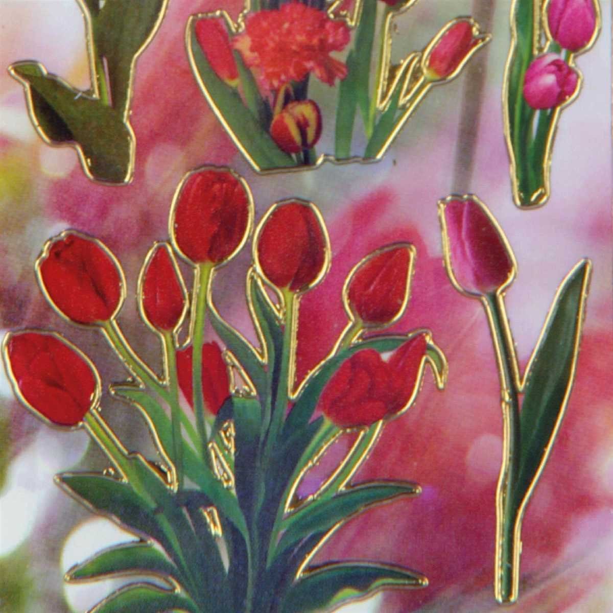 Bestlivings Sticker, (1-tlg), Sammelsticker, Blumensticker, Geschenkaufkleber, selbstklebend