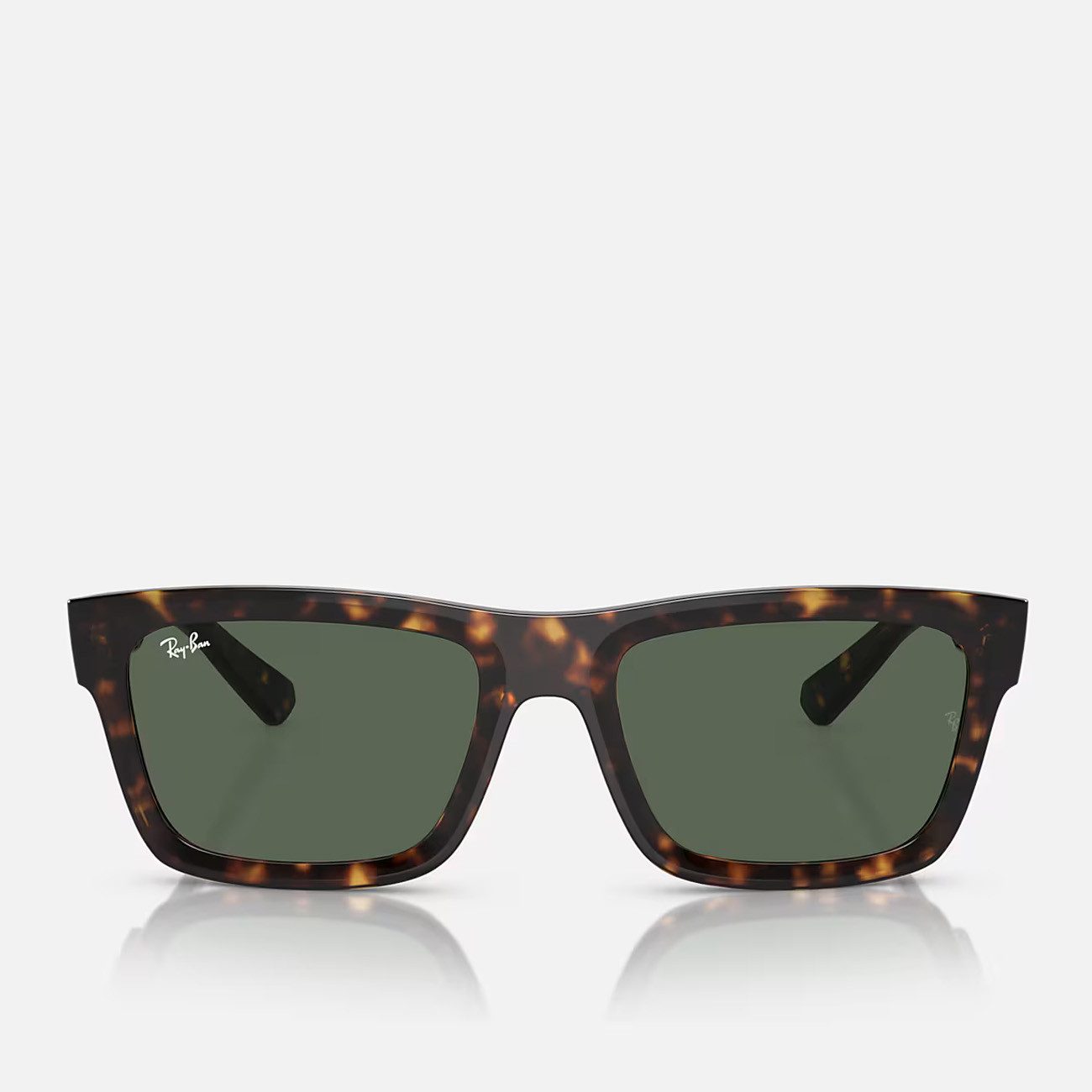 Ray-Ban Sonnenbrille Ray-Ban Warren Bio Based RB4396 135971 57 Havana Dark Green