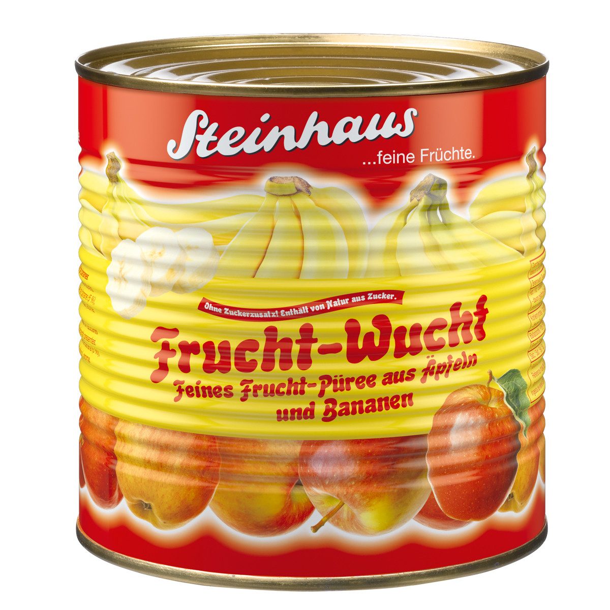 Steinhaus Obstkonserve, Steinhaus Frucht Wucht Püree Bananen ohne Zuckerzusatz 2650ml