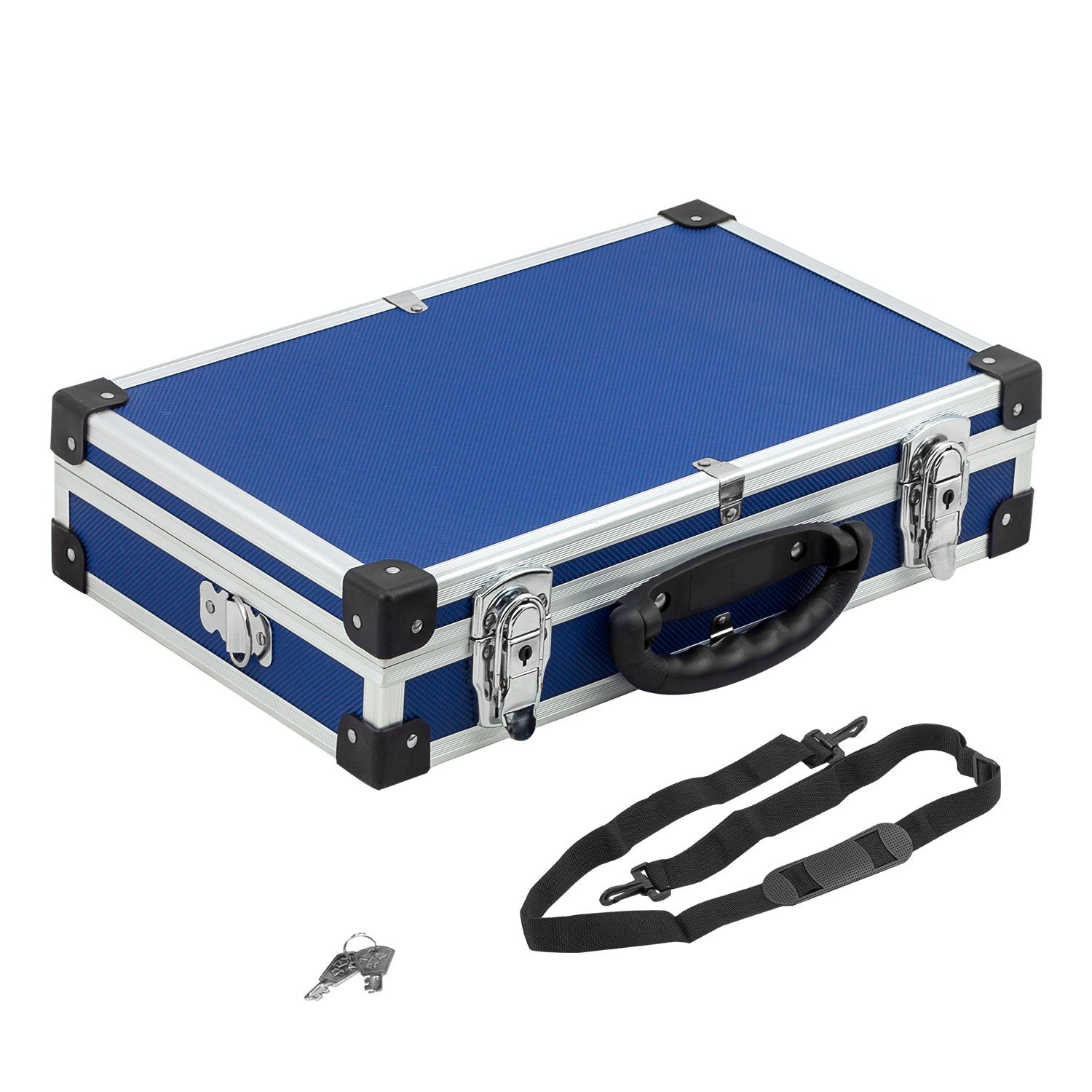 Kreator Aufbewahrungsbox »universeller Alurahmenkoffer Werkzeugkiste  Schutzkoffer Blau mit Gurt, Schlüssel« online kaufen | OTTO