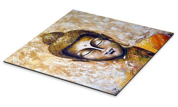 Posterlounge XXL-Wandbild Theheartofart Gena, Buddha, Wohnzimmer Feng Shui Malerei