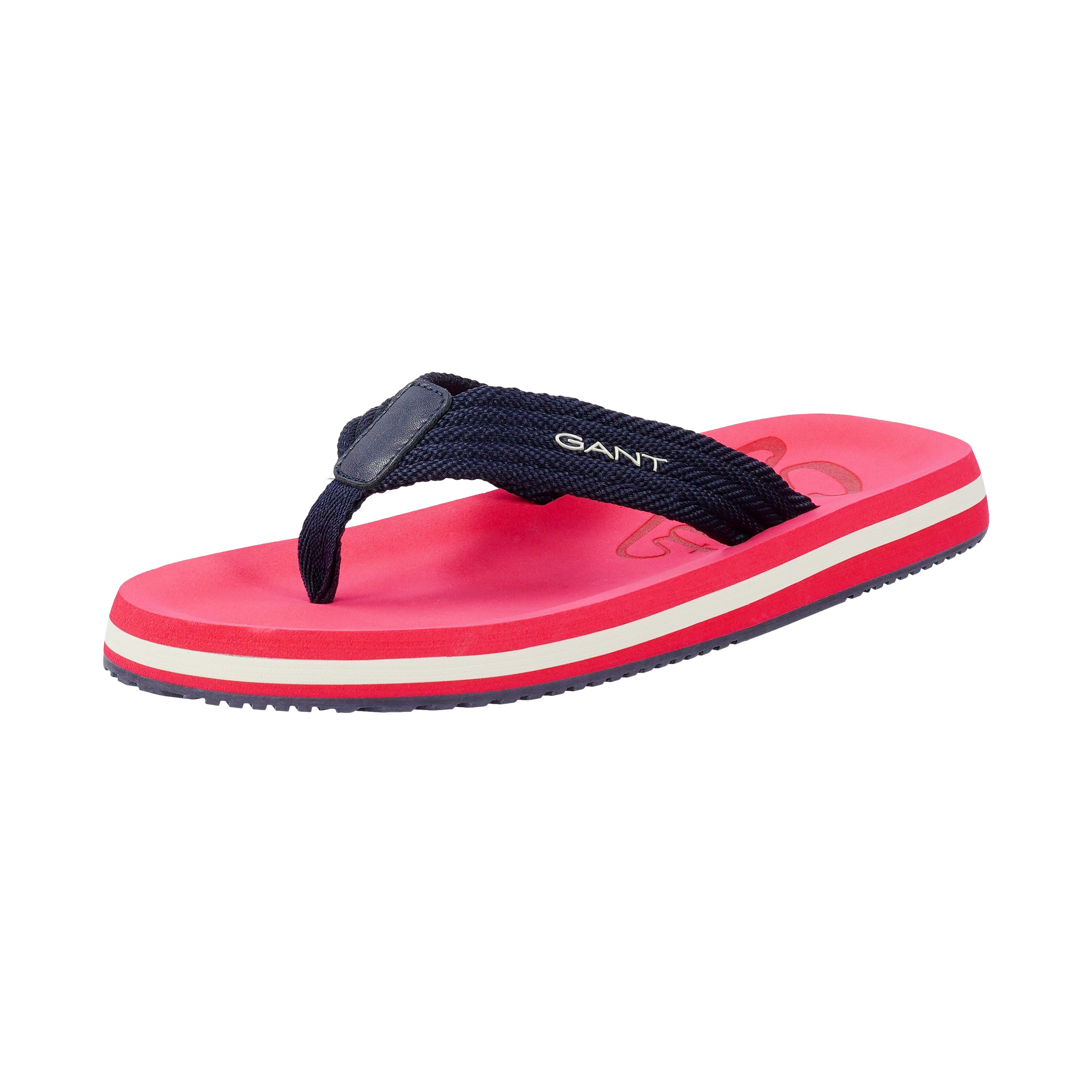Gant Brodale Zehentrenner Sommerschuh, Strandschuh, Flats, Strandschuh mit Zehensteg