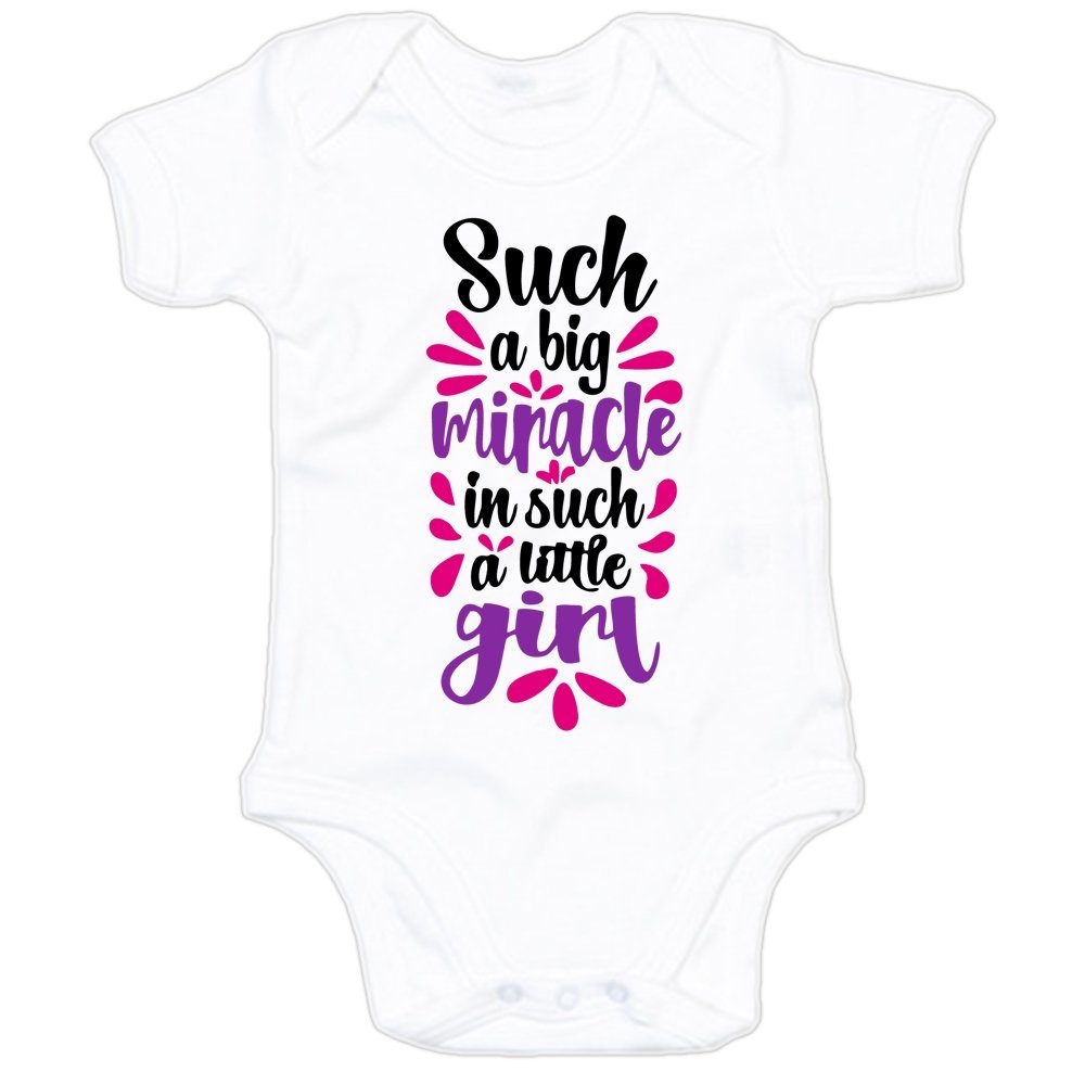 ᐅ Ggraphics Kurzarmbody Baby Body Such a big miracle in such a