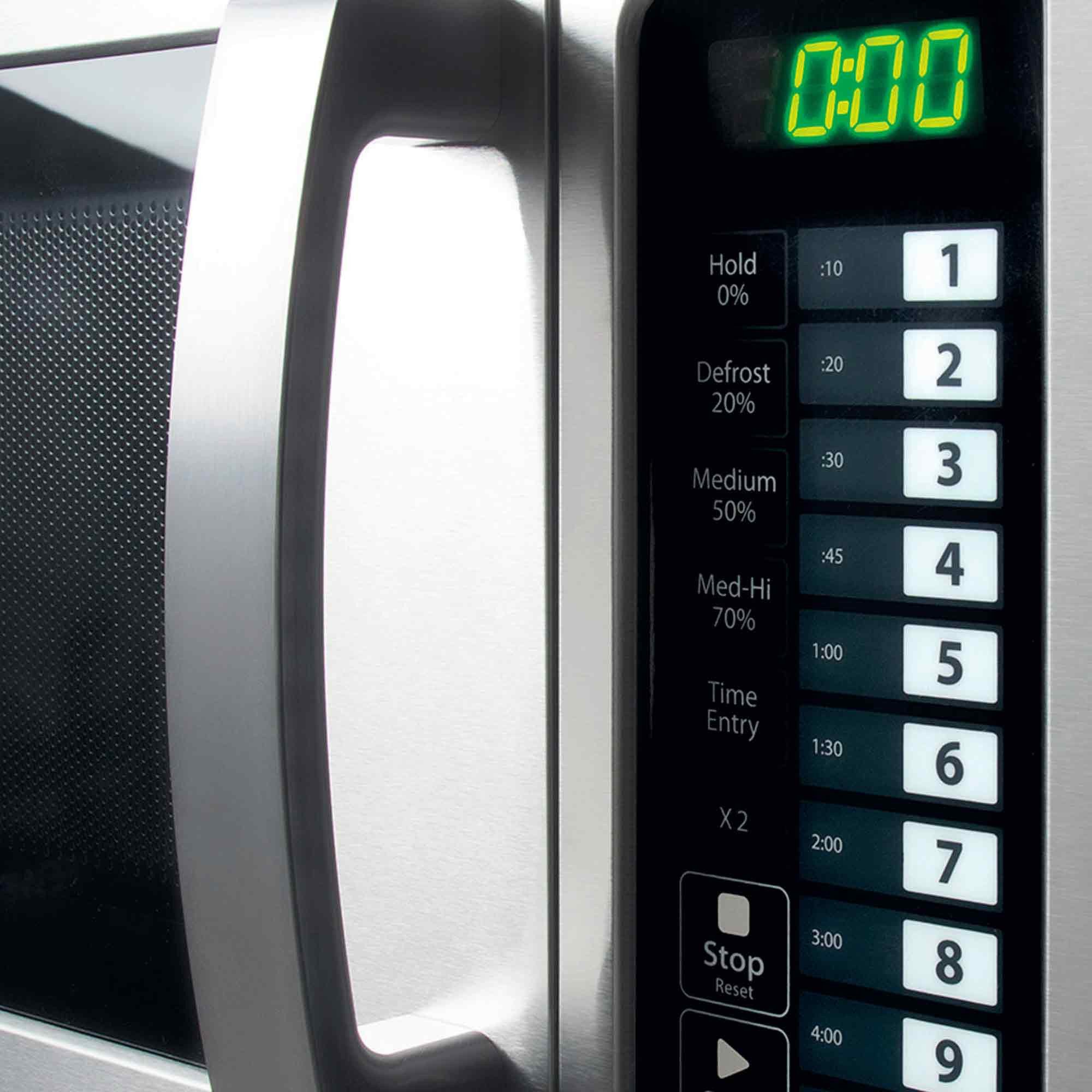 BEKO Mikrowelle PRO 25IXBP, Heißluft, 25 l, Gehäuse & Garraum aus Edelstahl, LED-Display, 10 Zifferntasten