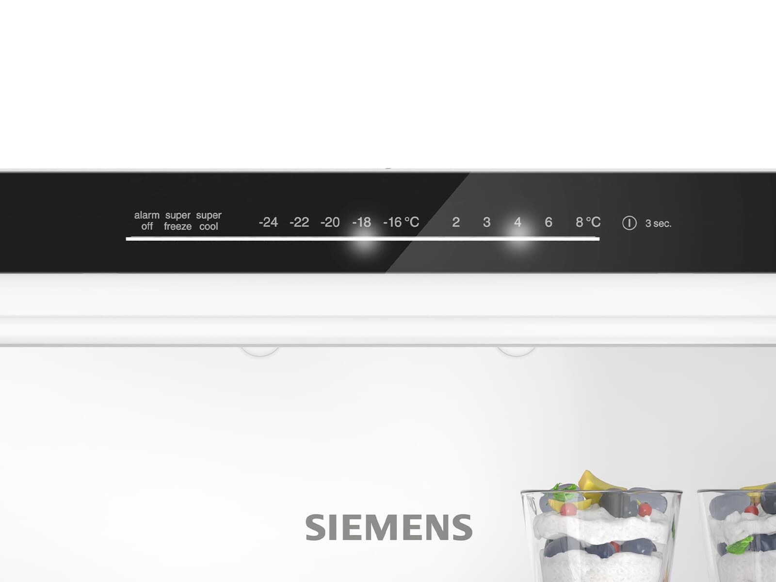 SIEMENS Einbaukühlgefrierkombination KI86NADD0, 0.0 cm hoch, integrierbar