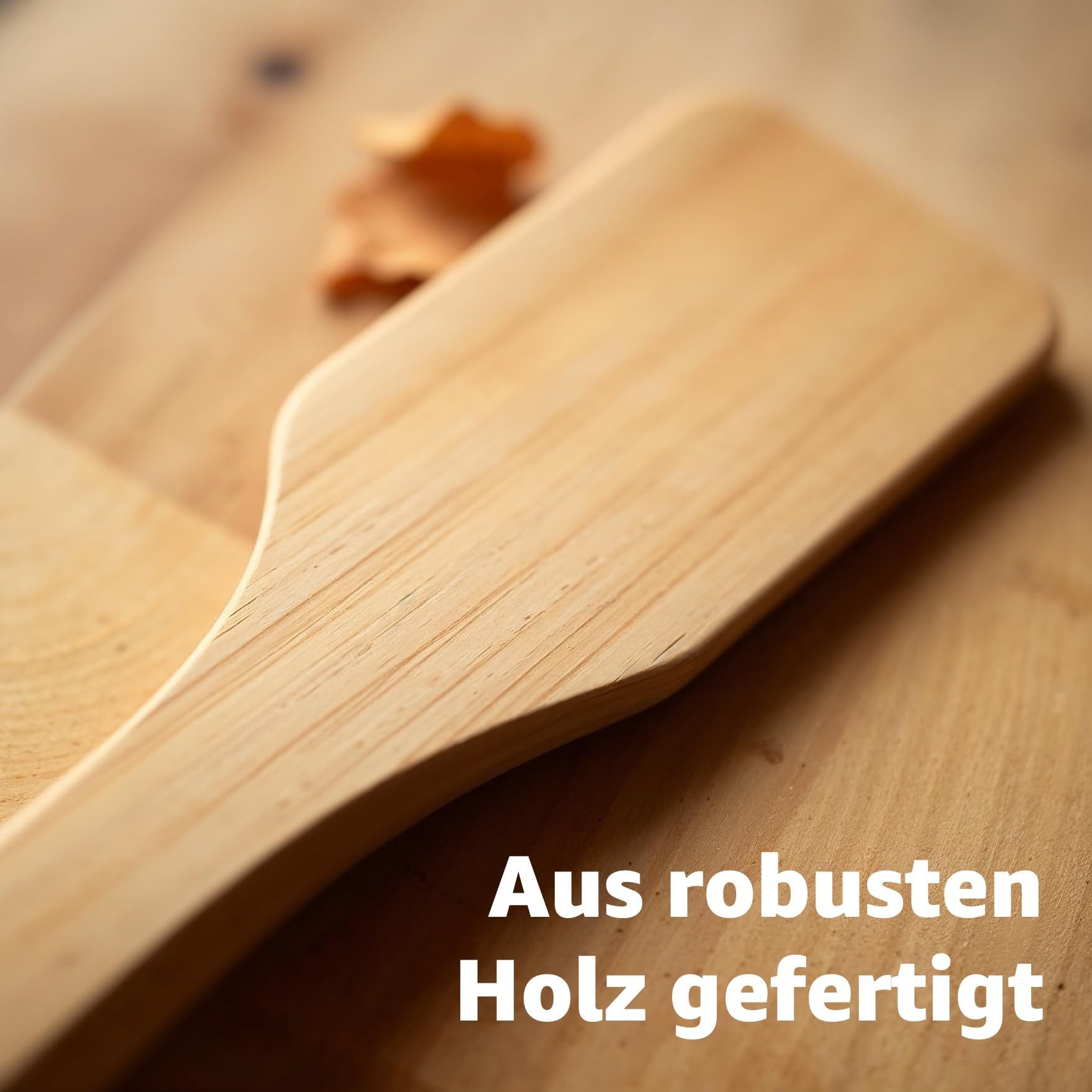 TK Gruppe Raclettepfännchen 10 Raclette-Schaber aus Holz zum Portionieren und Servieren, (Set, 10-tlg., 10er Set) – Bild 5 von 5