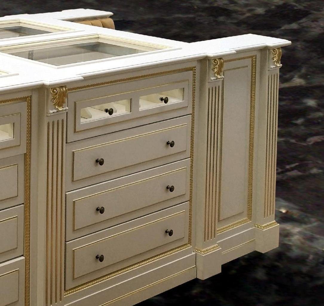 JVmoebel Kommode Begehbarer Kleiderschrank mit Hocker in modernem Design, Made in Europa