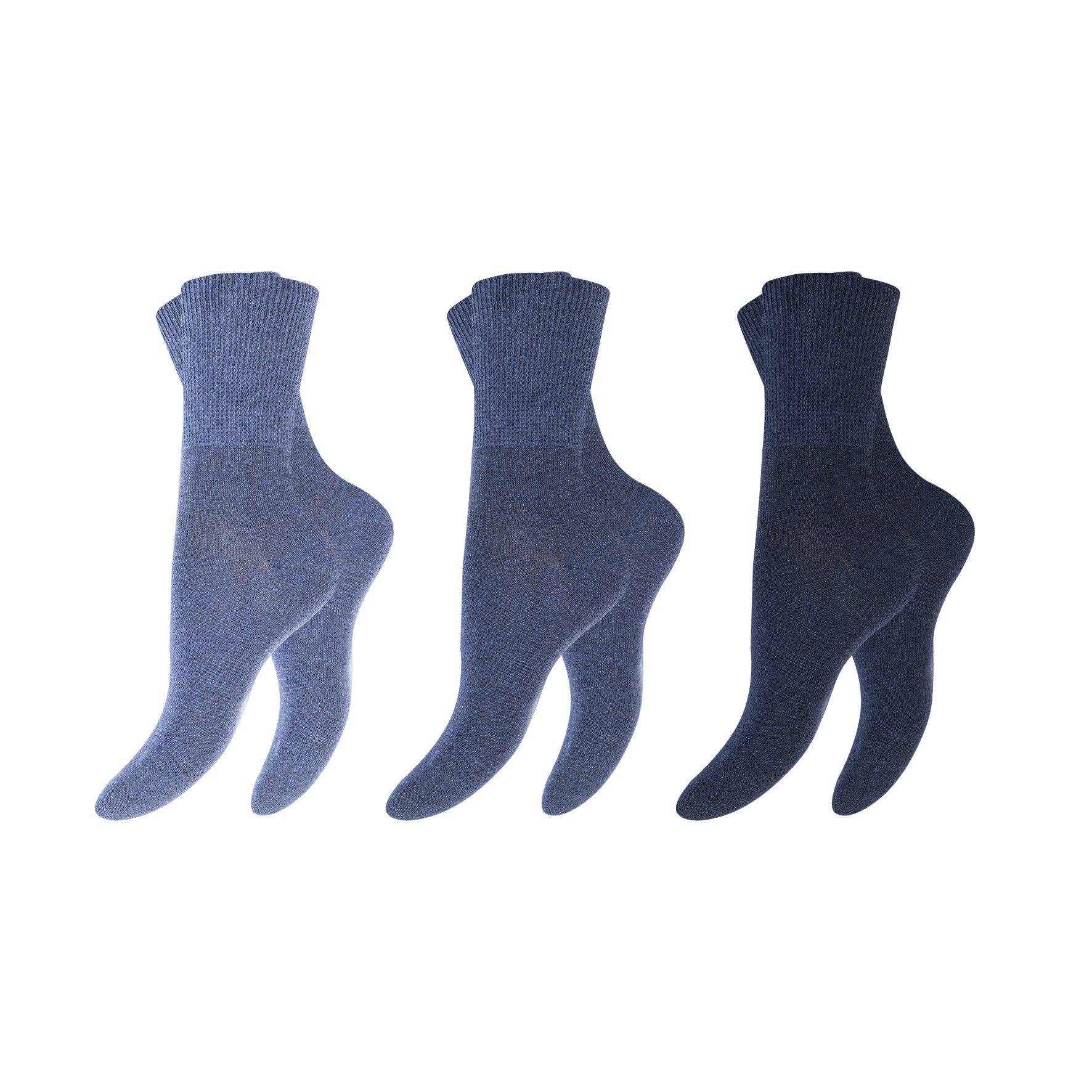 Footstar Gesundheitssocken Unisex Diabetiker Socken 3er-Pack, günstig online kaufen