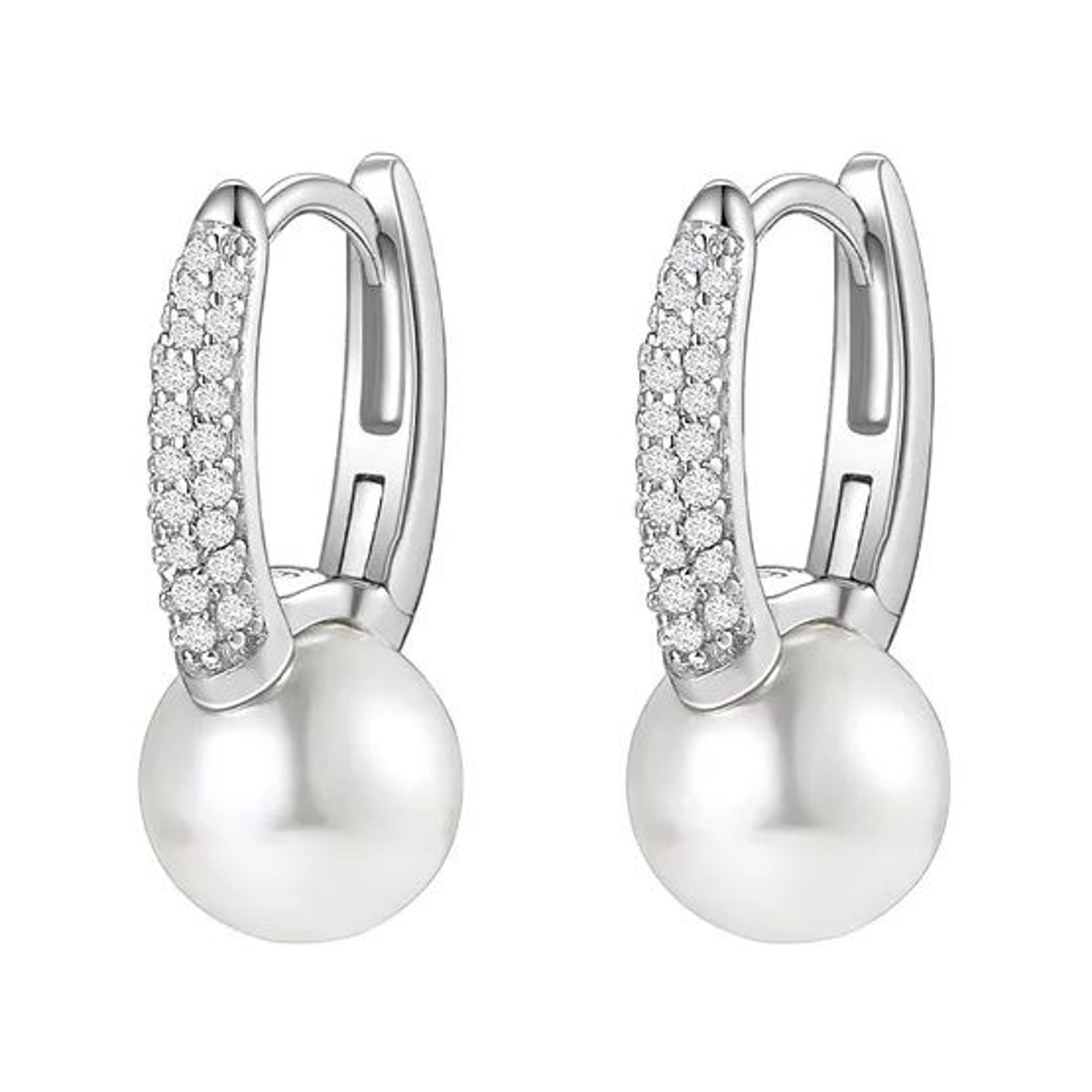 KARMA Perlenohrringe Ohrringe Perlen Silber925 Süßwasserperle Damenohrringe günstig online kaufen